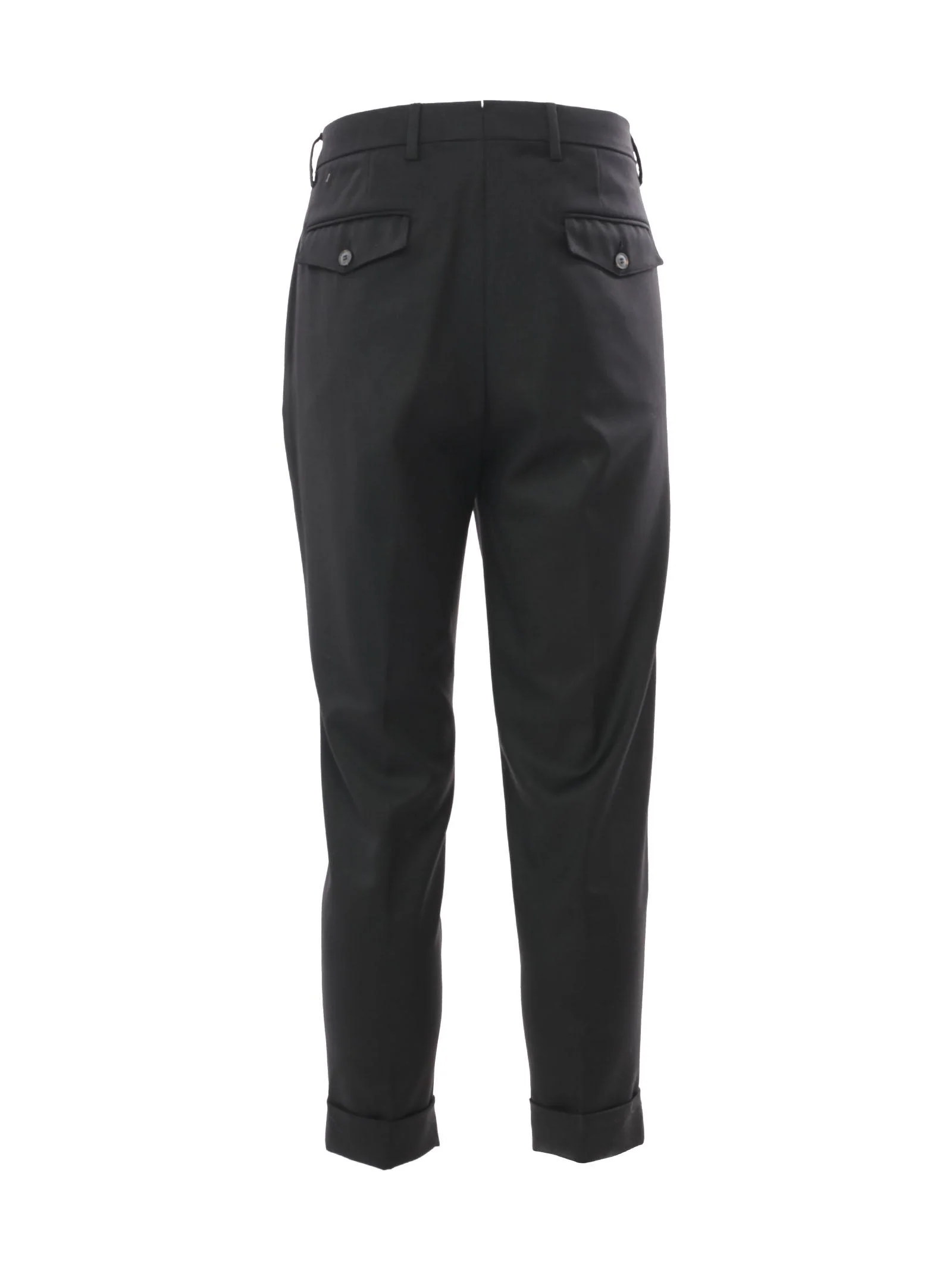 Pantalone nero Tk con doppia pence - Image 3