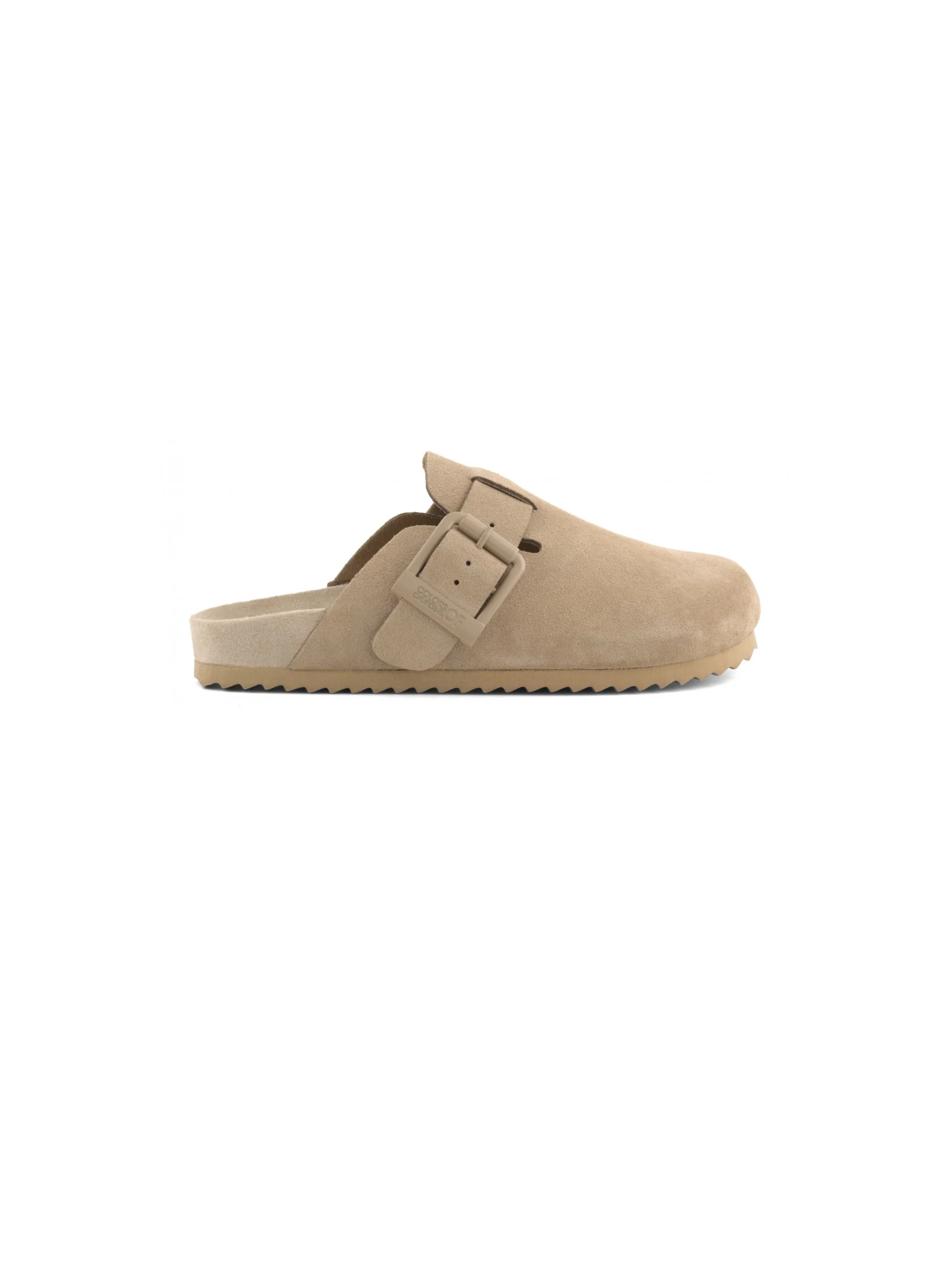 Sabot Colors Of California in pelle scamosciata beige