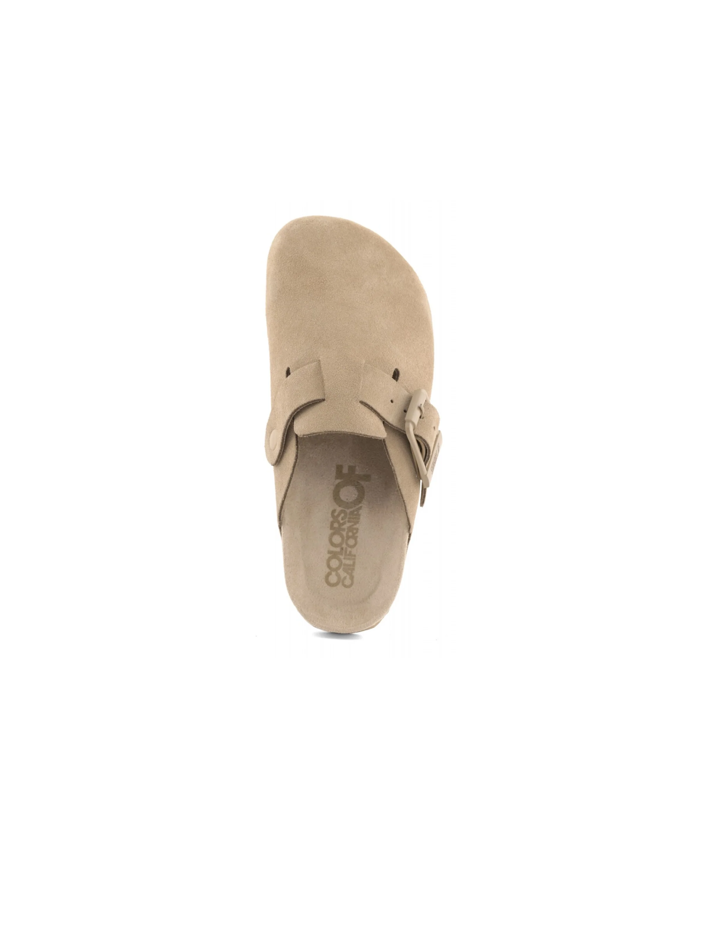 Sabot Colors Of California in pelle scamosciata beige - Image 3
