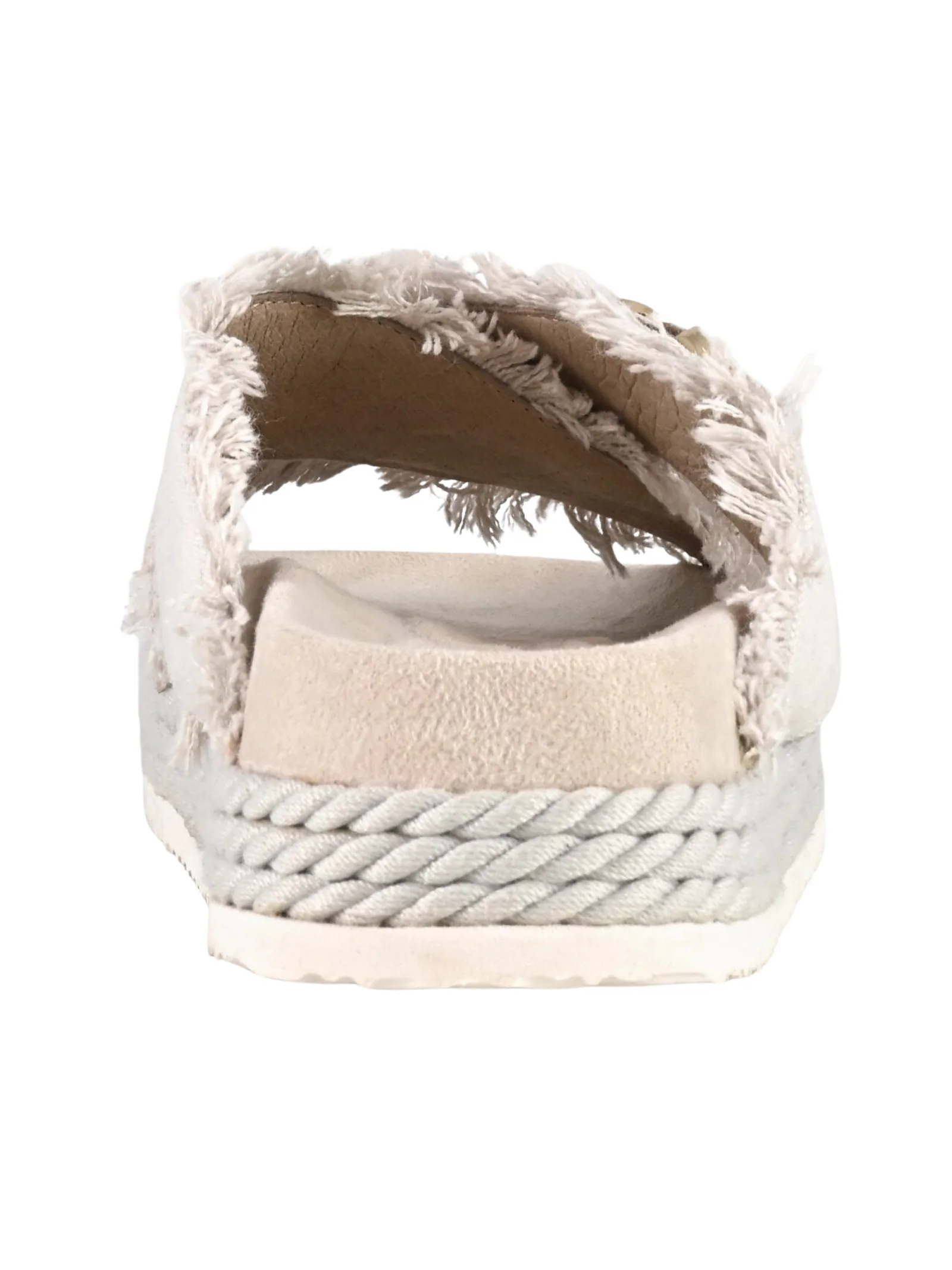 Sandal i"criss-cross rope" Mou beige - Image 5