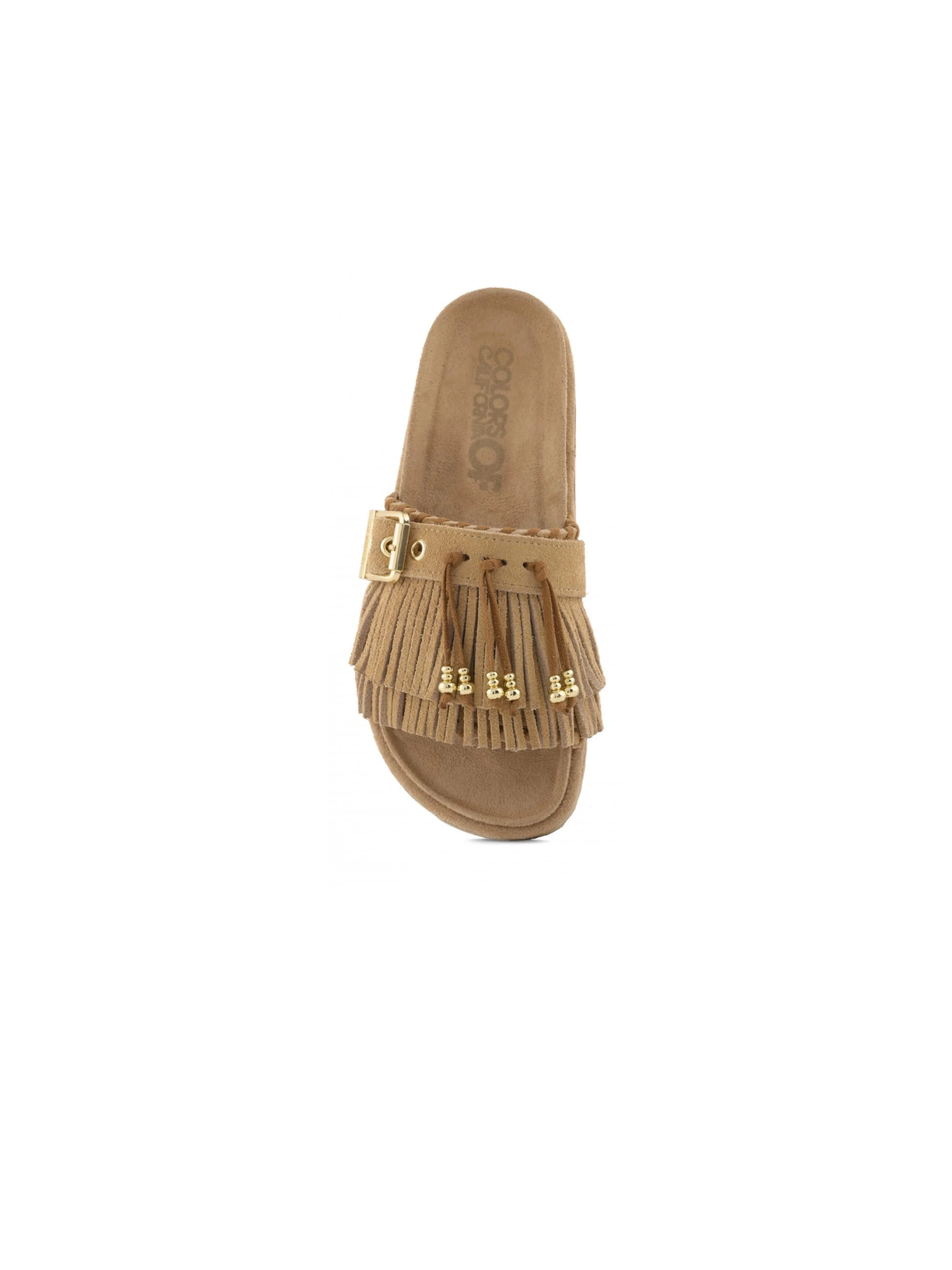 Sandali Colors Of California beige con frange - Image 3