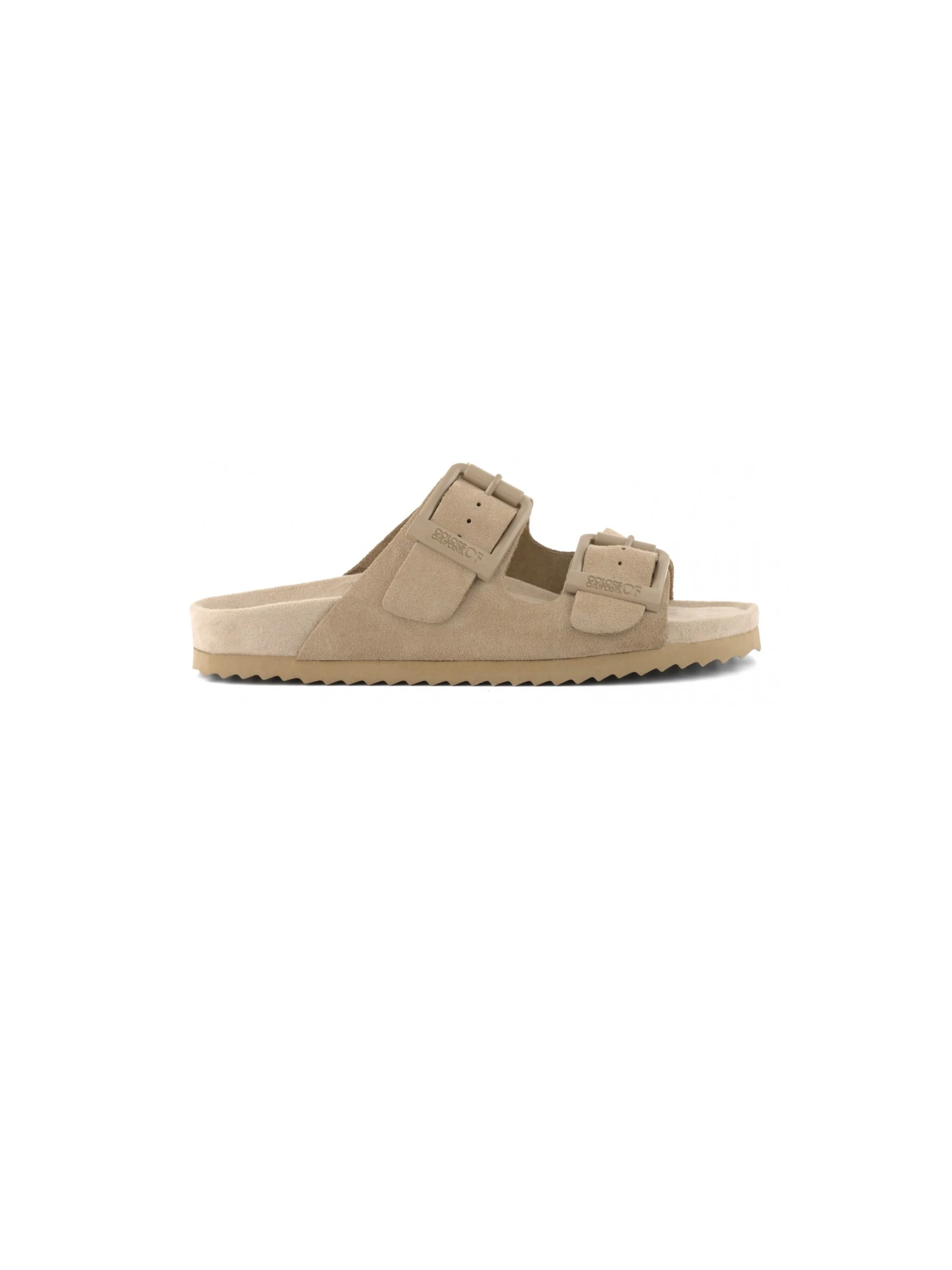 Sandali Colors Of California beige in pelle scamosciata