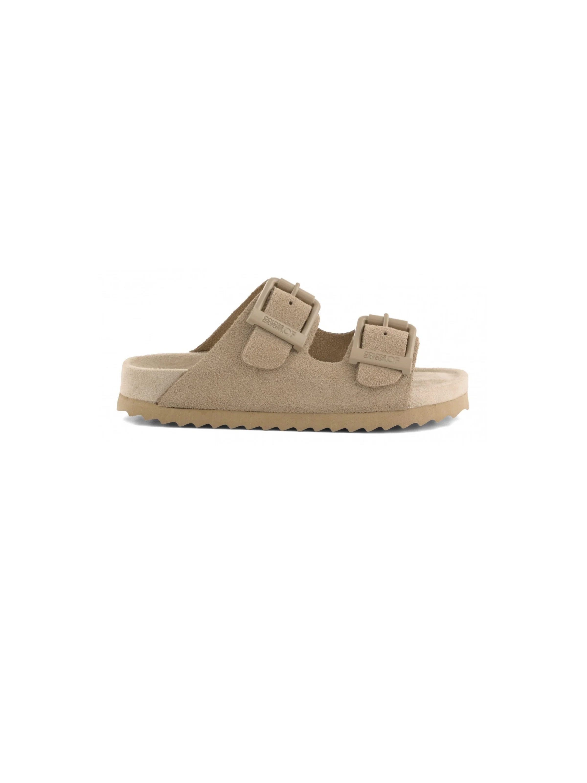 Sandali Colors Of California in pelle scamosciata beige