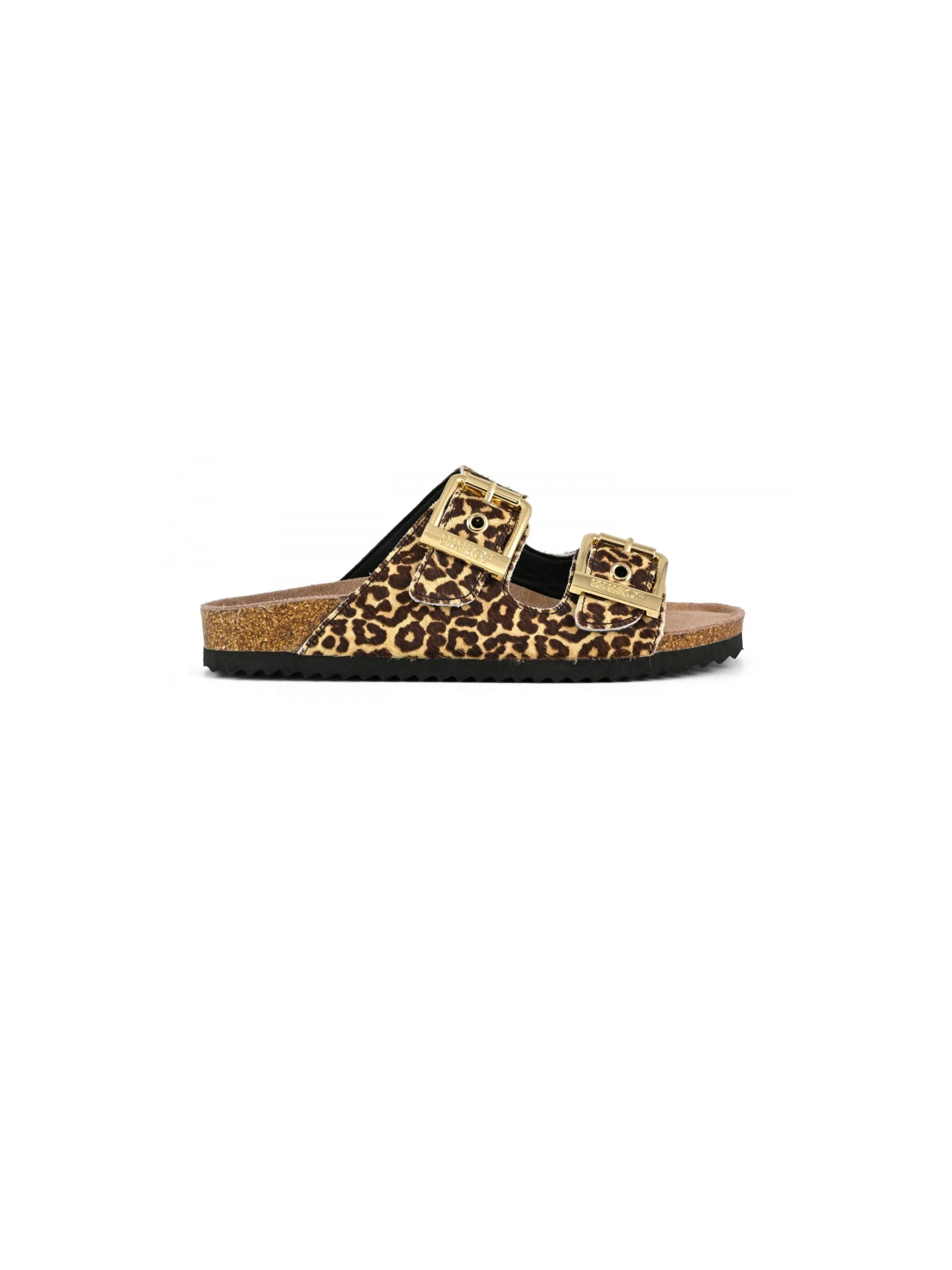 Sandali Colors Of California leopardato effetto cavallino
