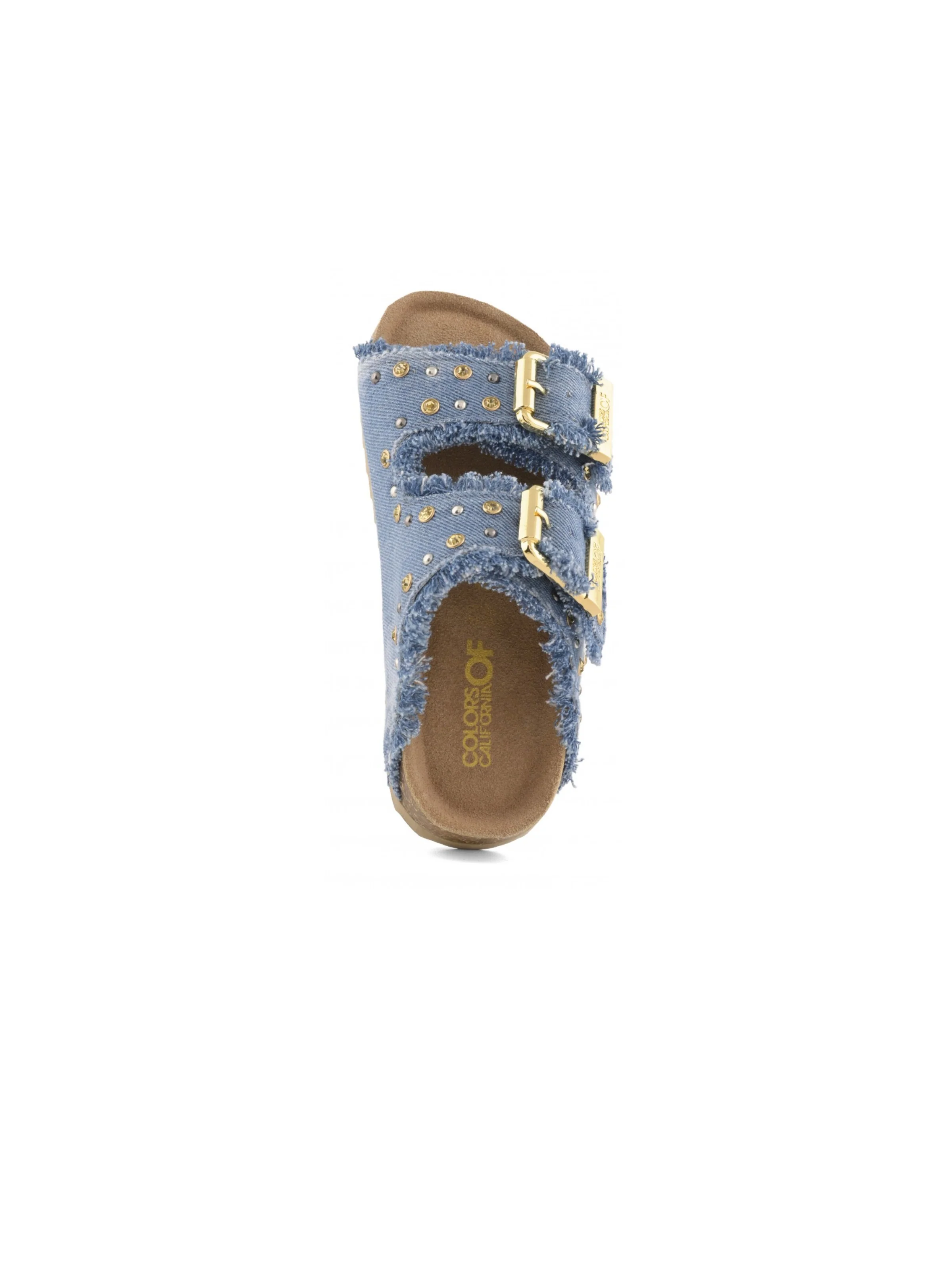 Sandali Colors Of California rosa con strass - Image 3