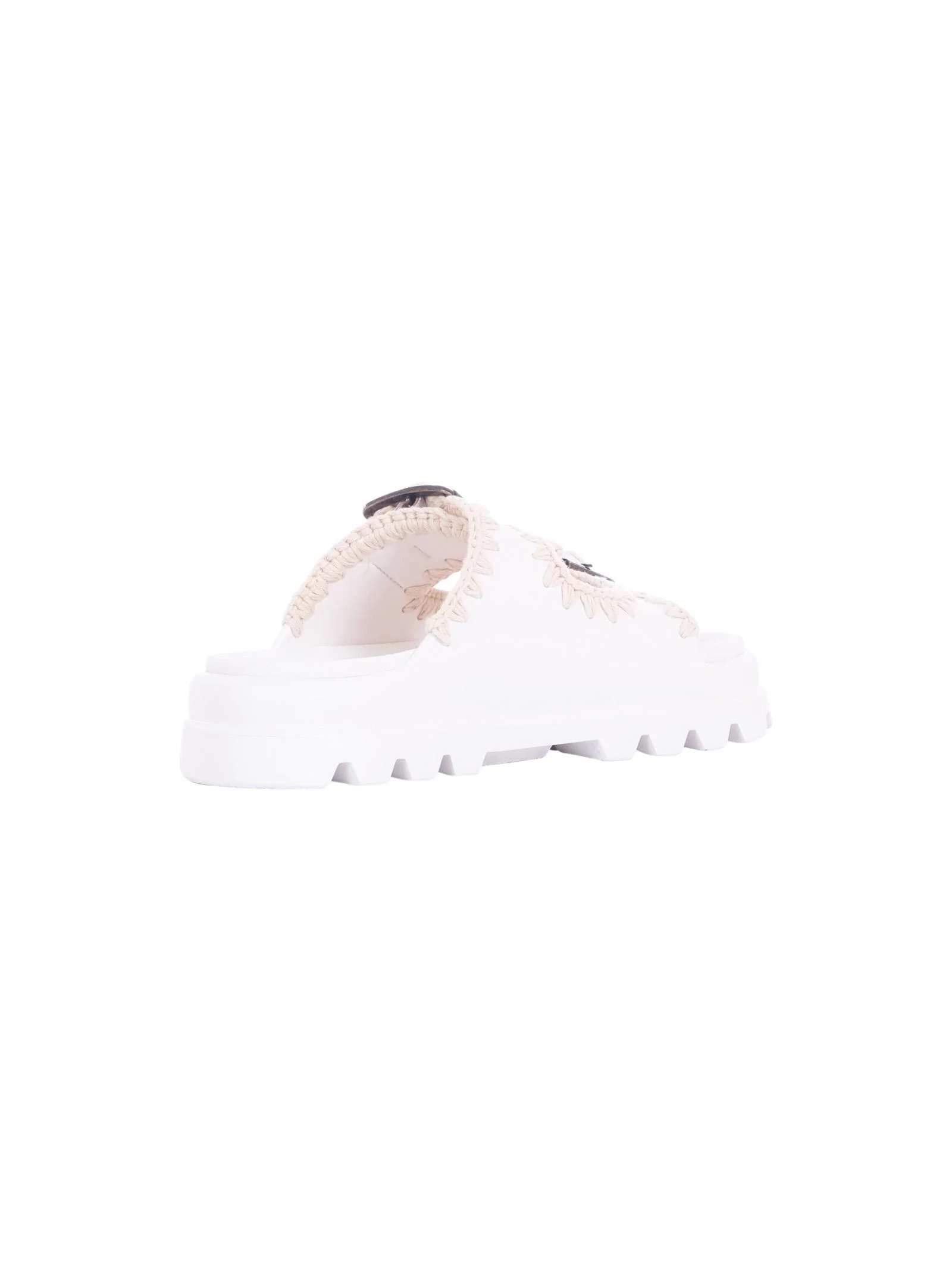 Sandali "Eva one-piece slide two-buckle" Mou bianco - Image 3