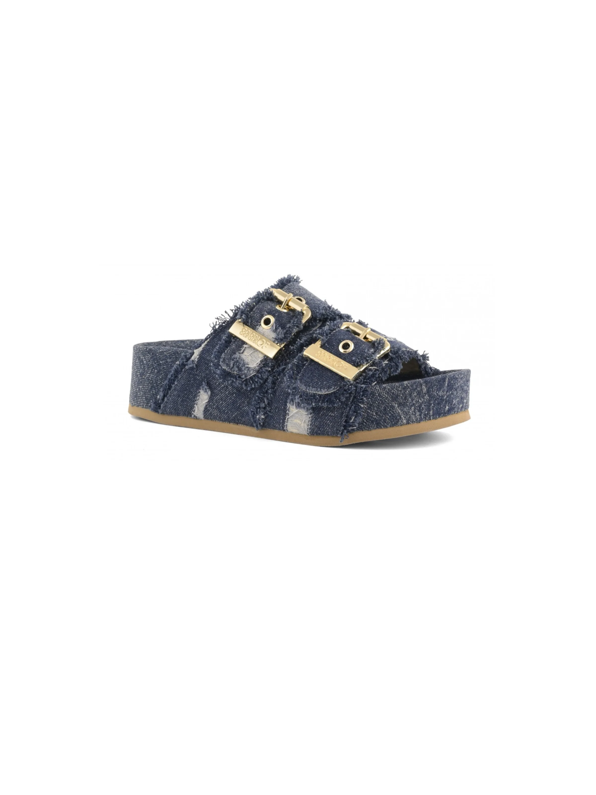 Sandali fussbett alto Colors Of California blu denim - Image 2