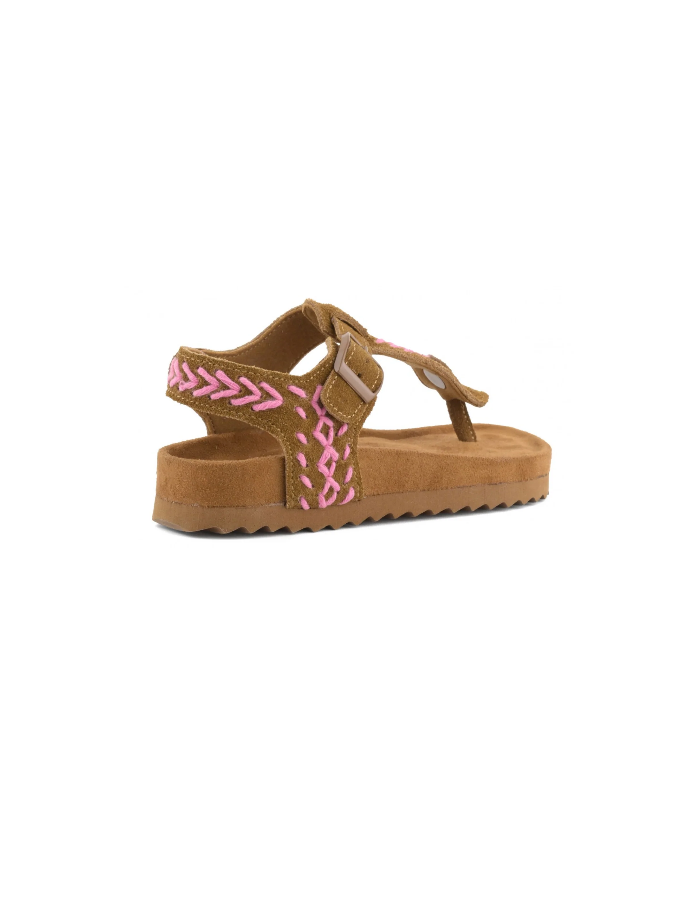 Sandali infradito Colors Of California marrone in suede - Image 3