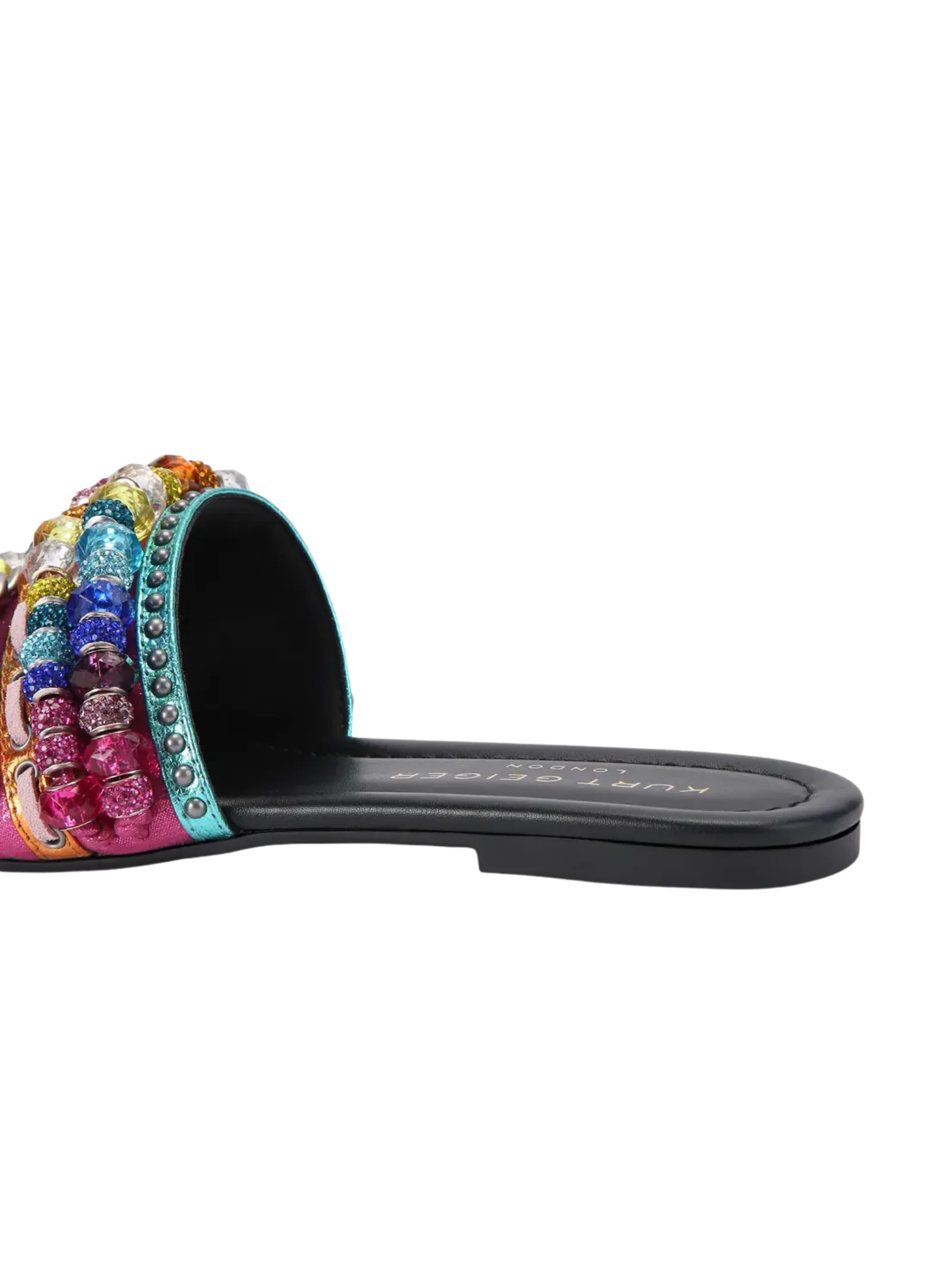 Sandali "Southnbank" Kurt Geiger nero con perline - Image 3