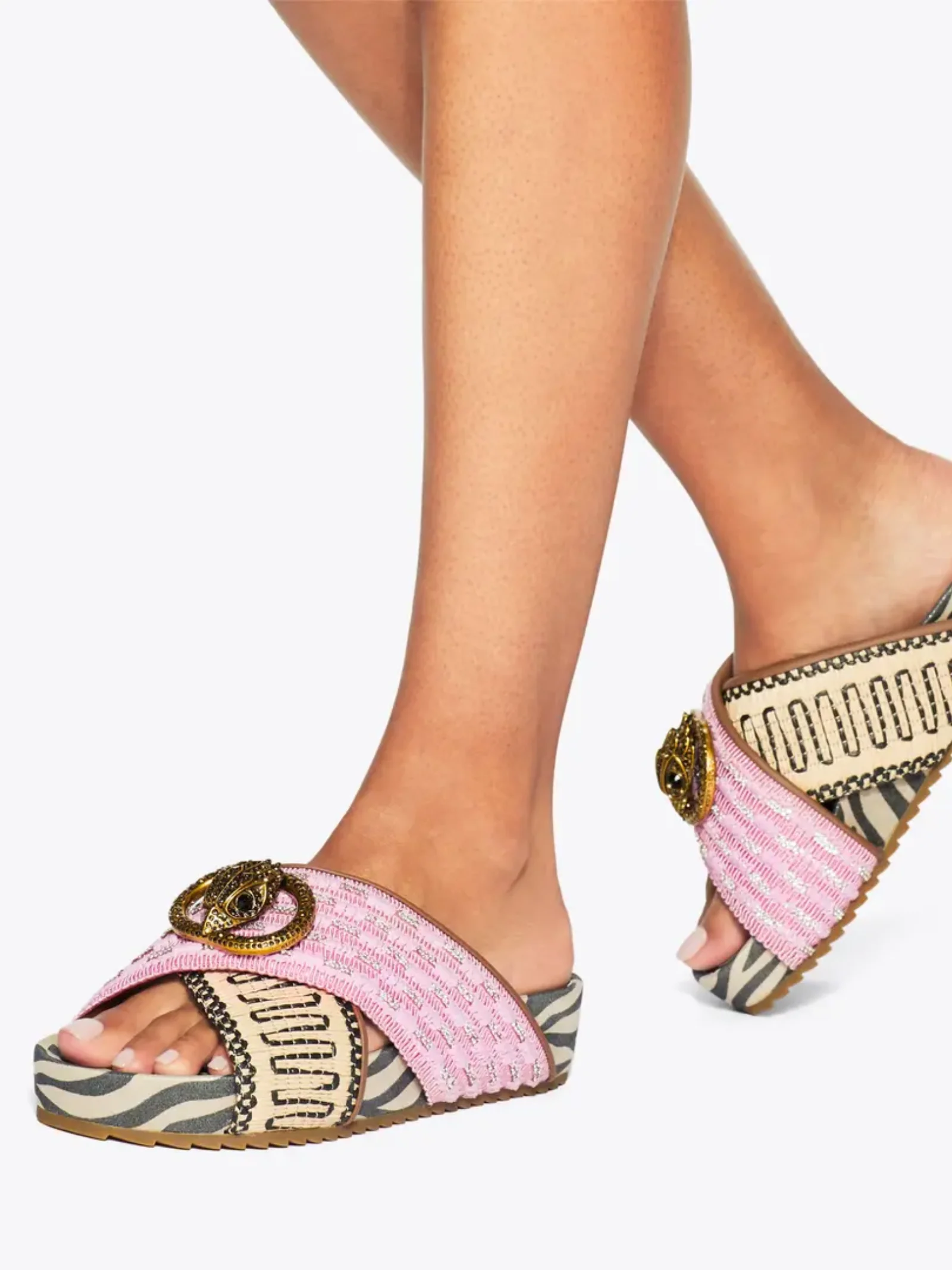 Sandalo "Chelsea Cross" Kurt Geiger rosa - Image 6