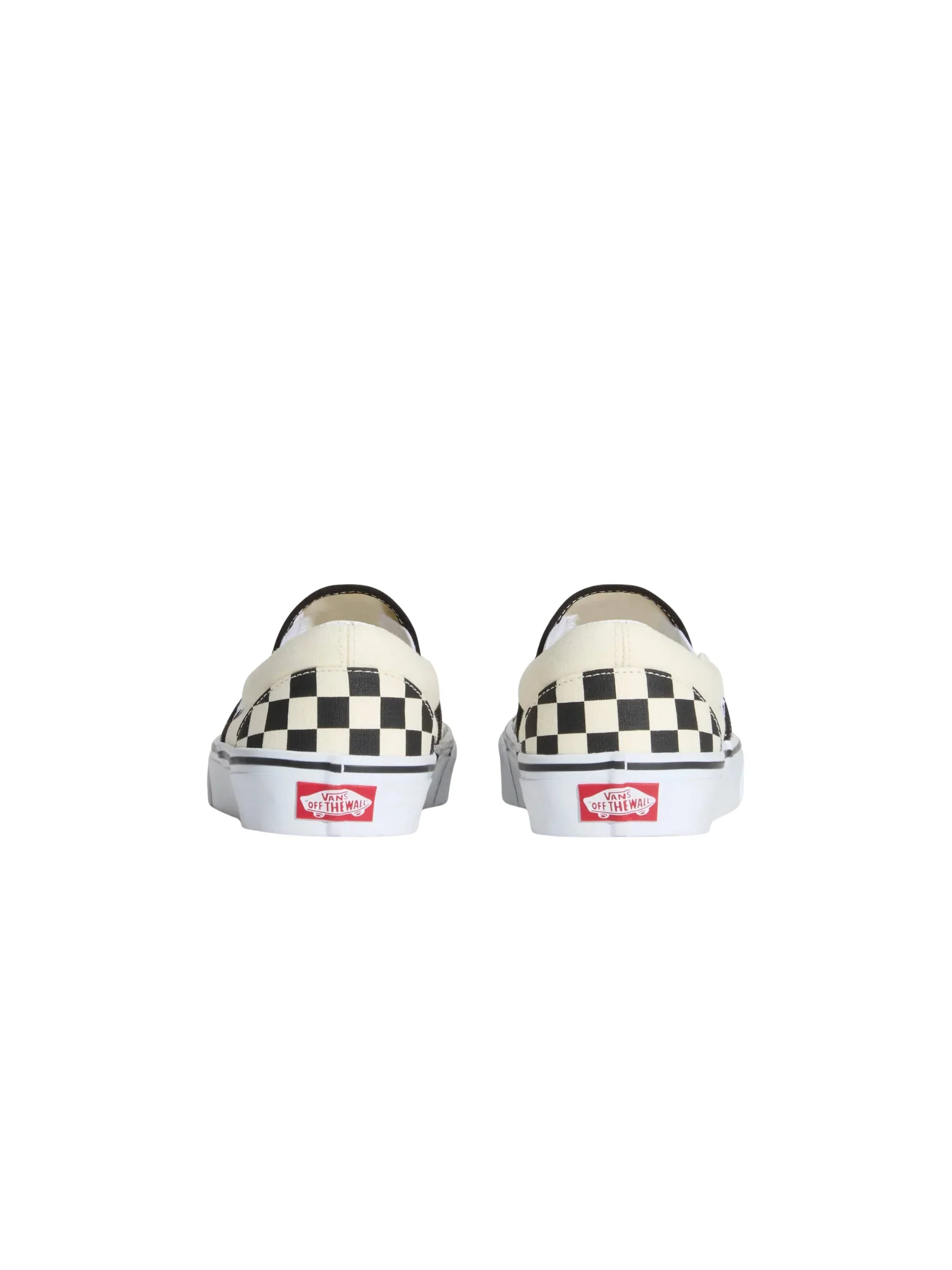 Scarpe Slip on Vans nere e bianche fantasia check - Image 4