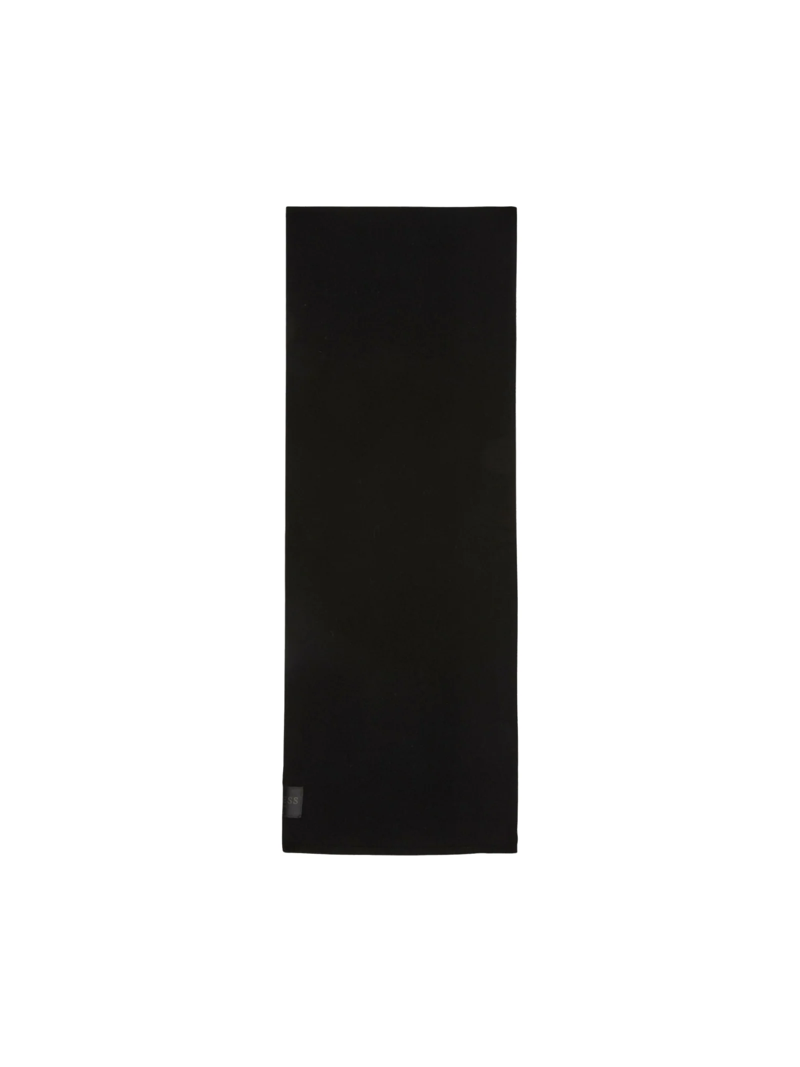 Sciarpa Guess nera con patch logato