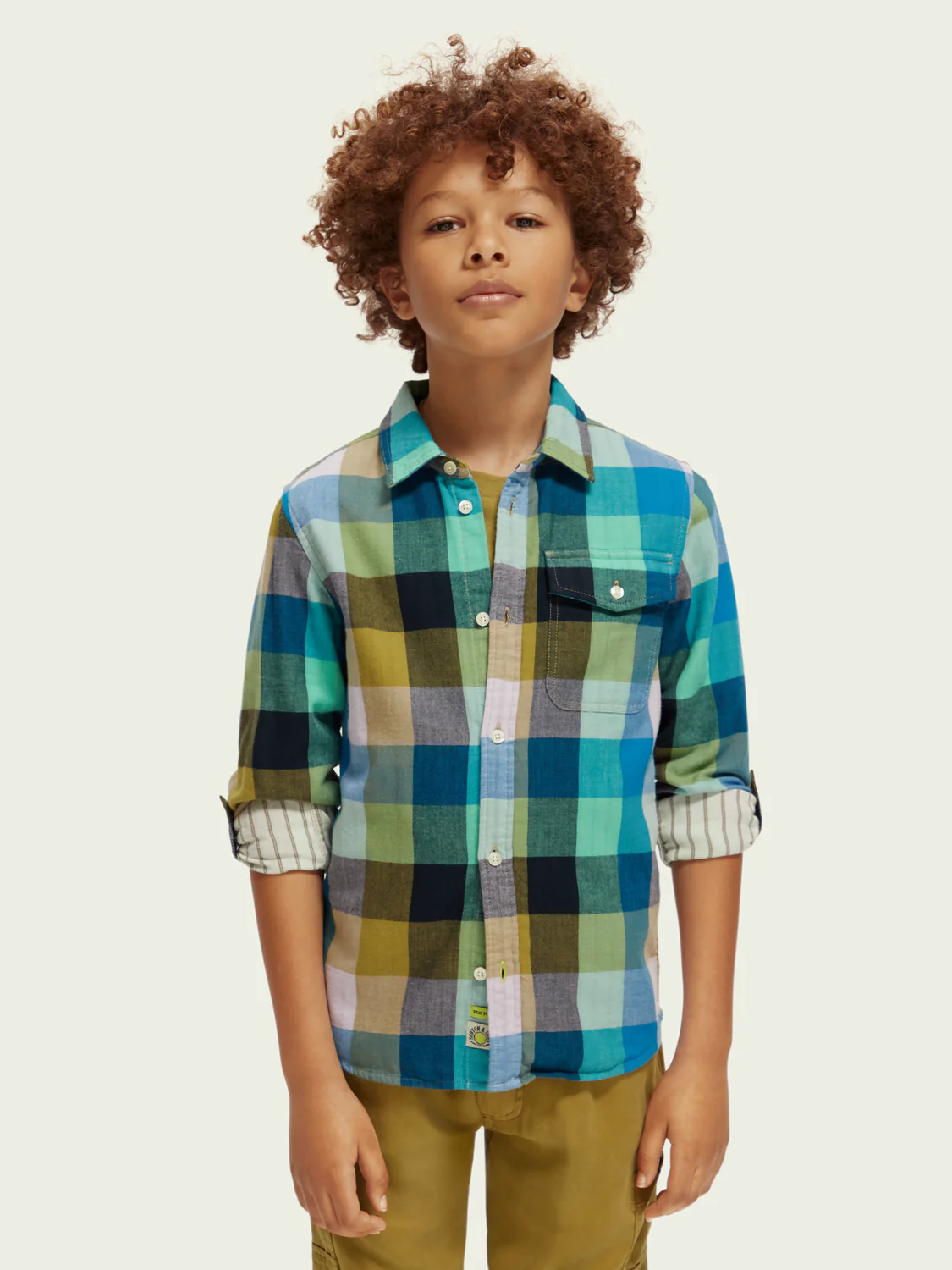 Camicia a scacchi blu - Image 3