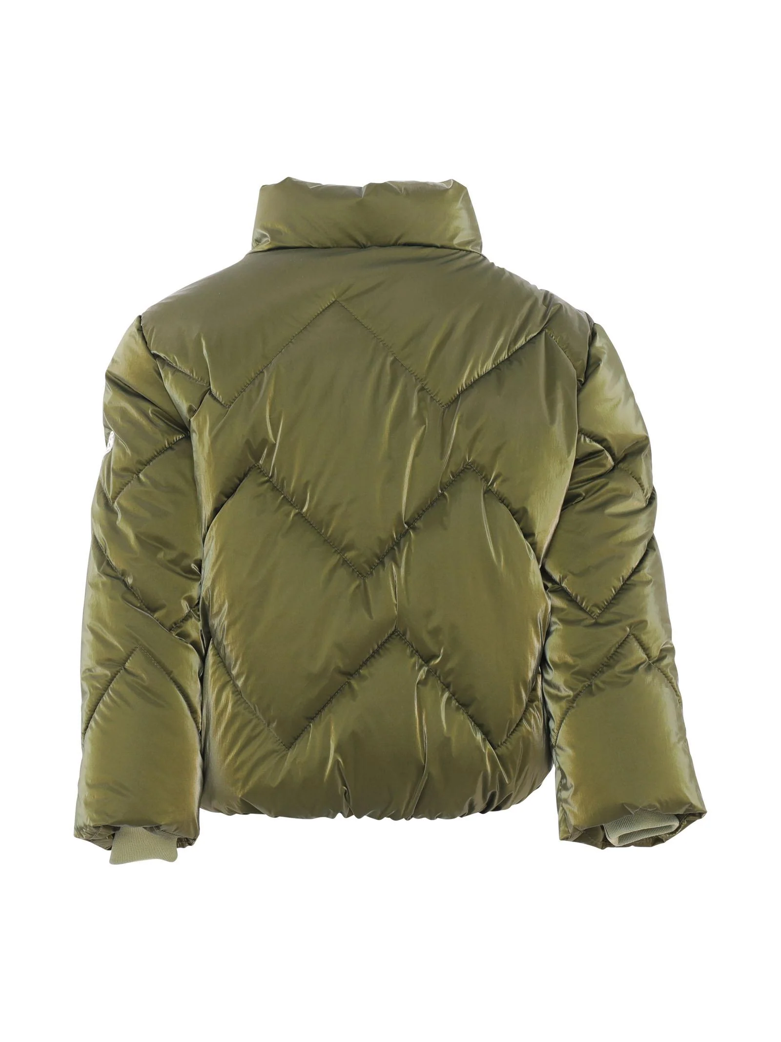 Giubbino trapuntato verde oliva - Image 3