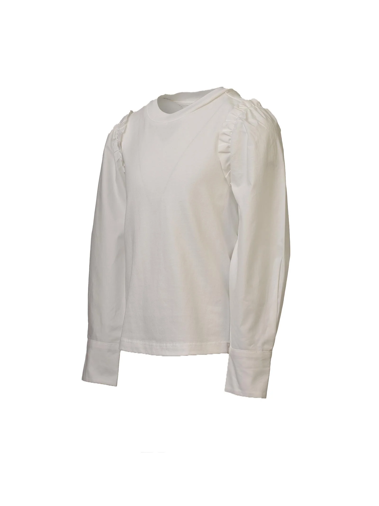 Maglia bianca con ruches - Image 2