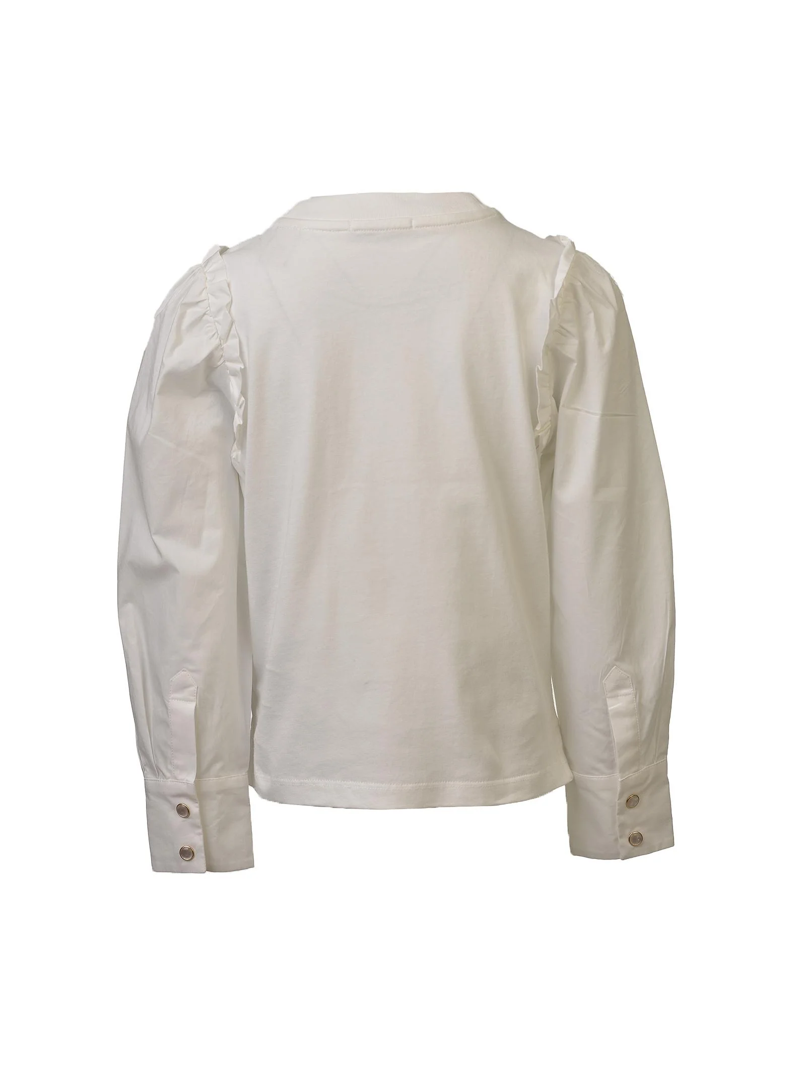 Maglia bianca con ruches - Image 3