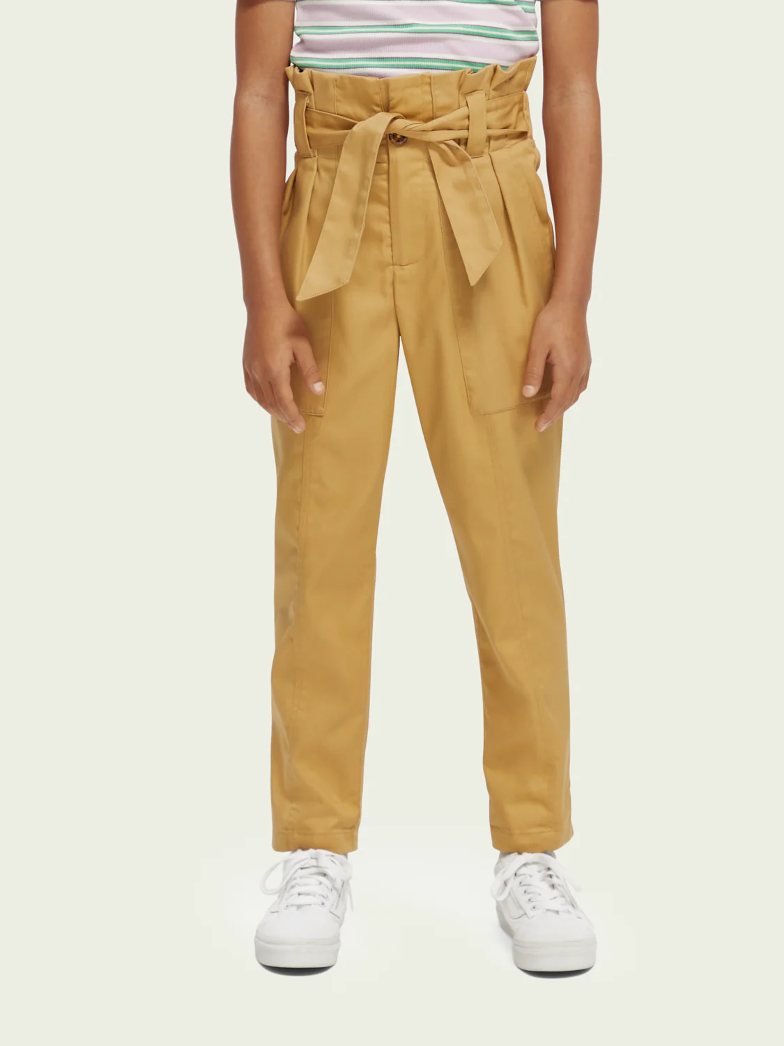 Pantalone a sacchetto beige - Image 3