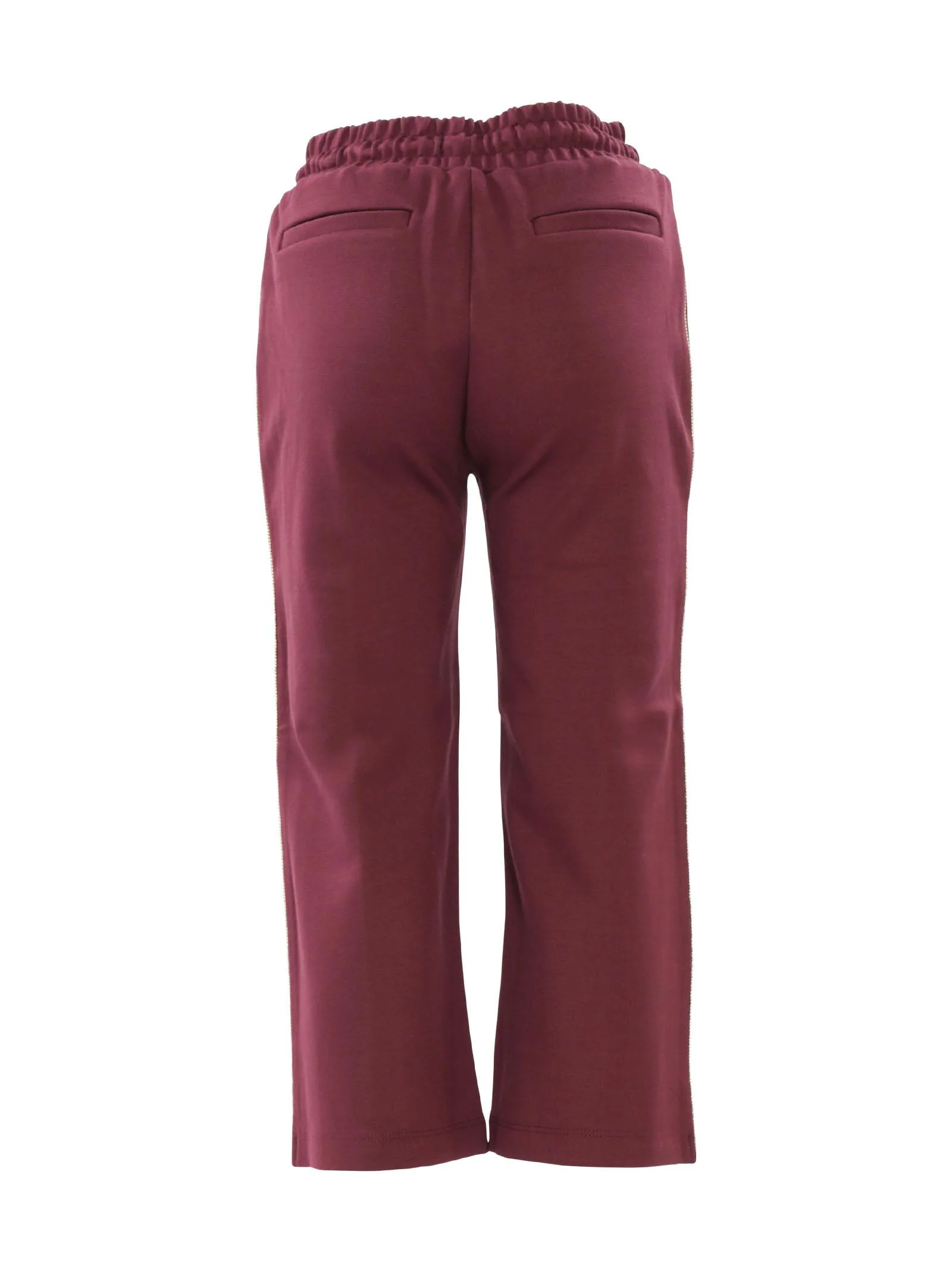 Pantalone bordeaux con micro borchie - Image 3
