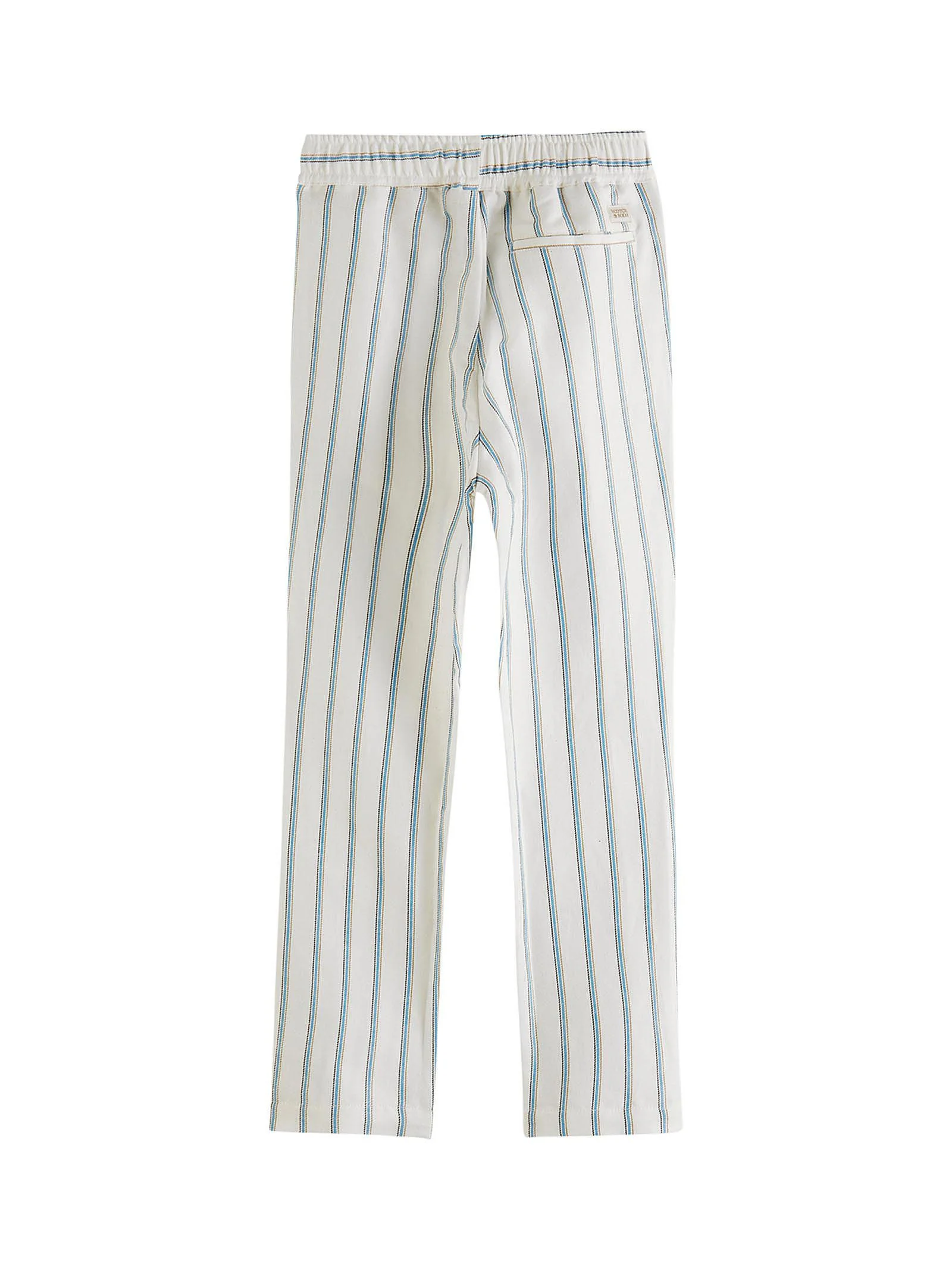 Pantalone in lino a righe - Image 2