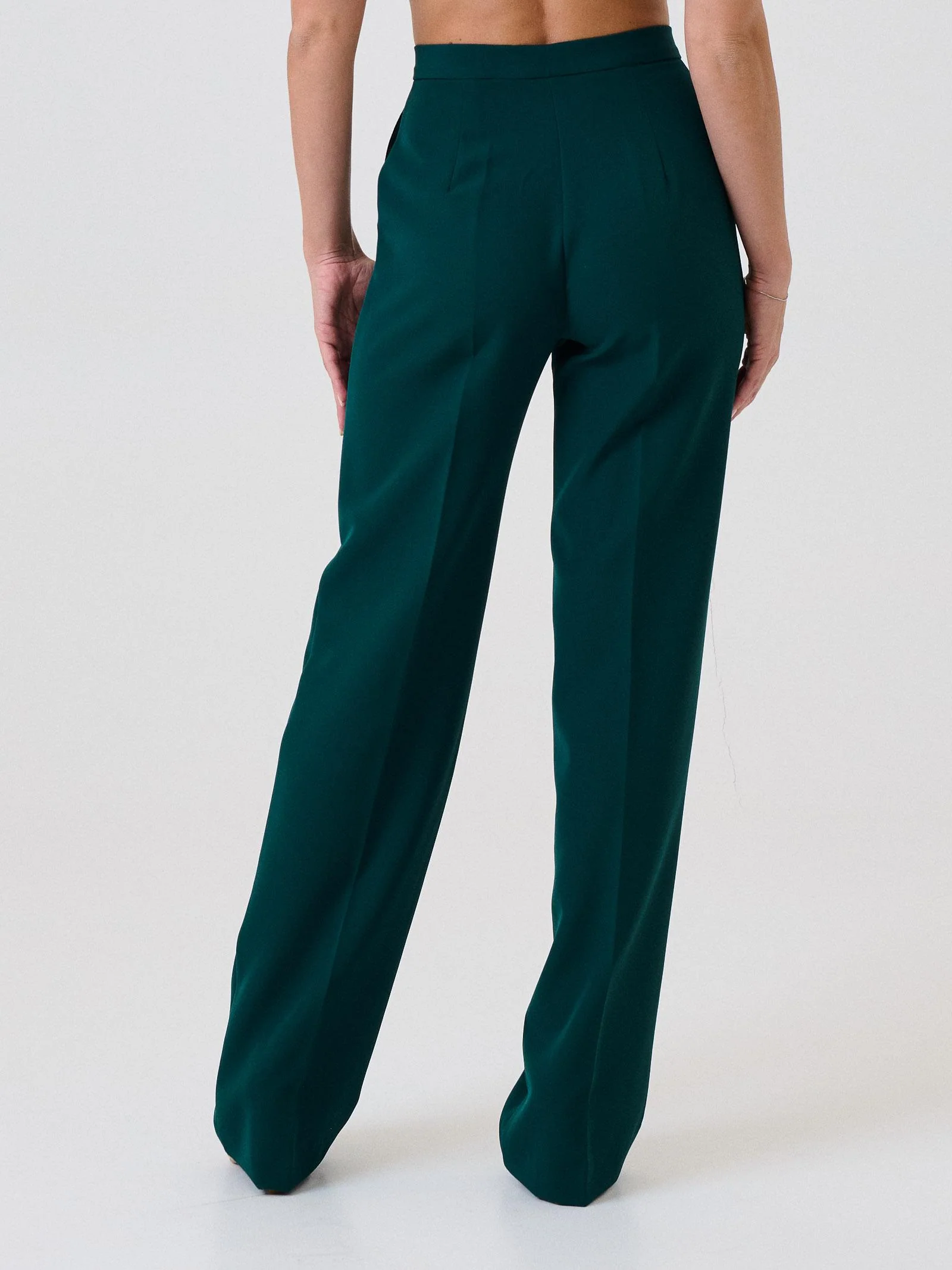 Pantalone a palazzo Silence Limited verde forest - Image 3