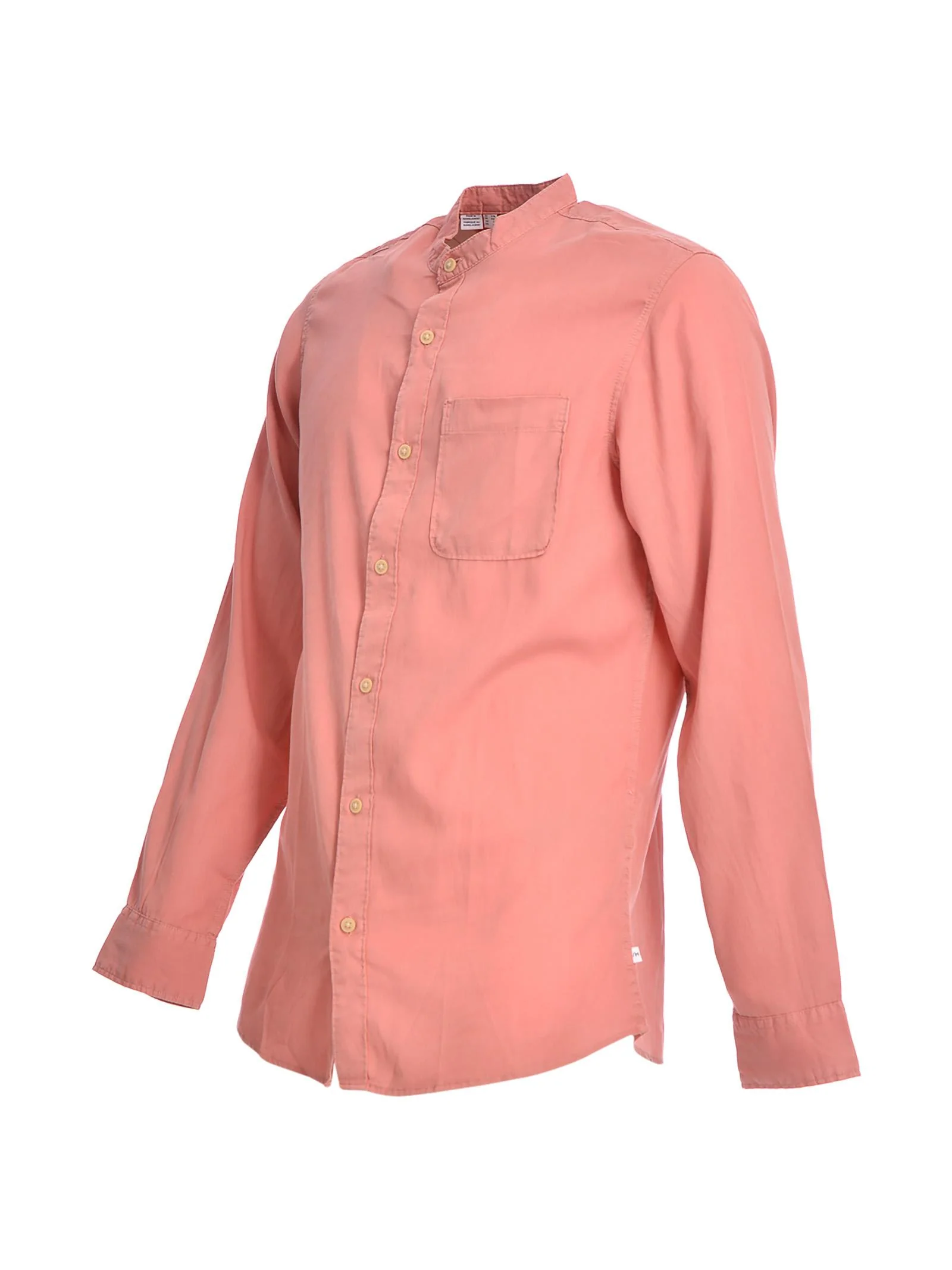 Camicia slim rosa pesca - Image 2