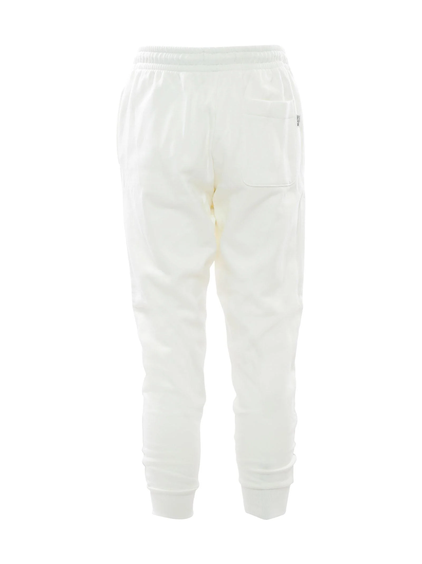 Pantalone tuta basic bianco - Image 3