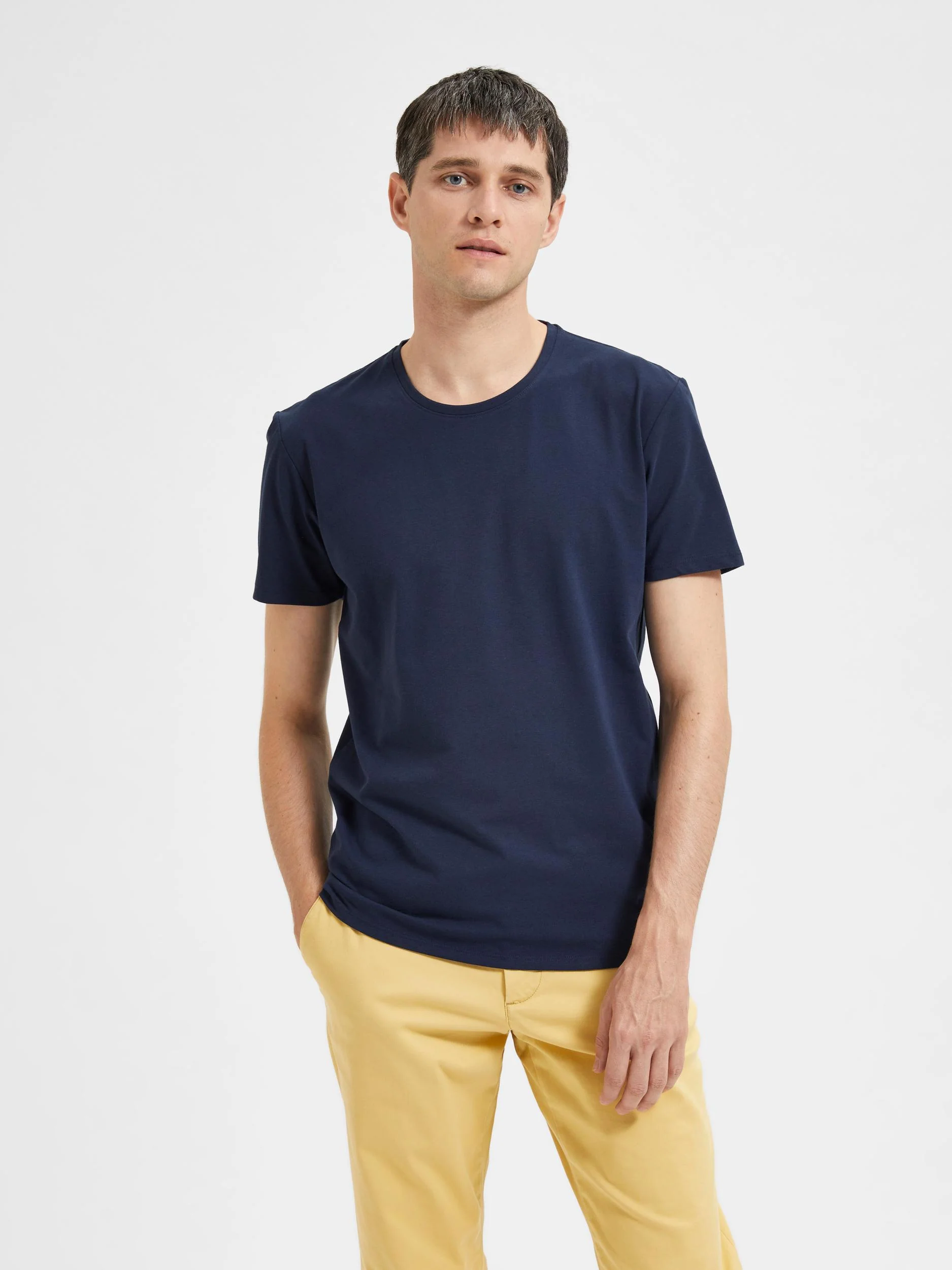 T-shirt basic blu - Image 2