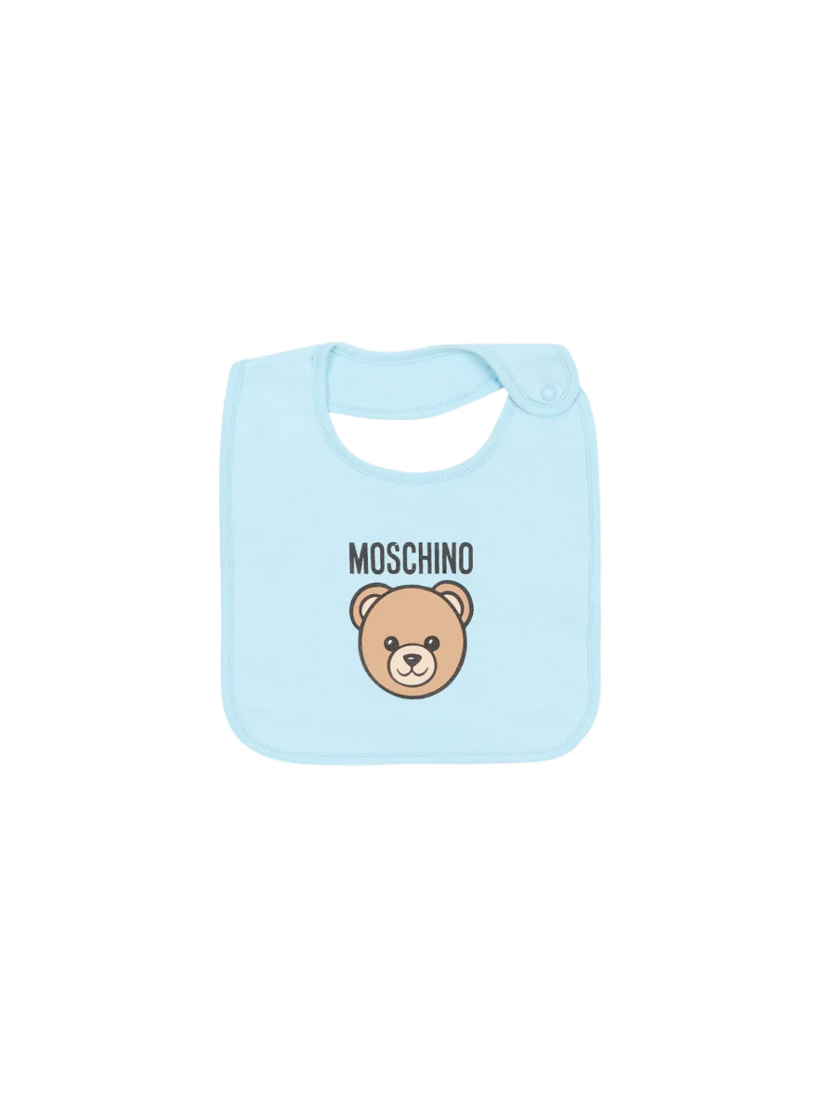 Set bavaglino e cappello Moschino azzurro - Image 3