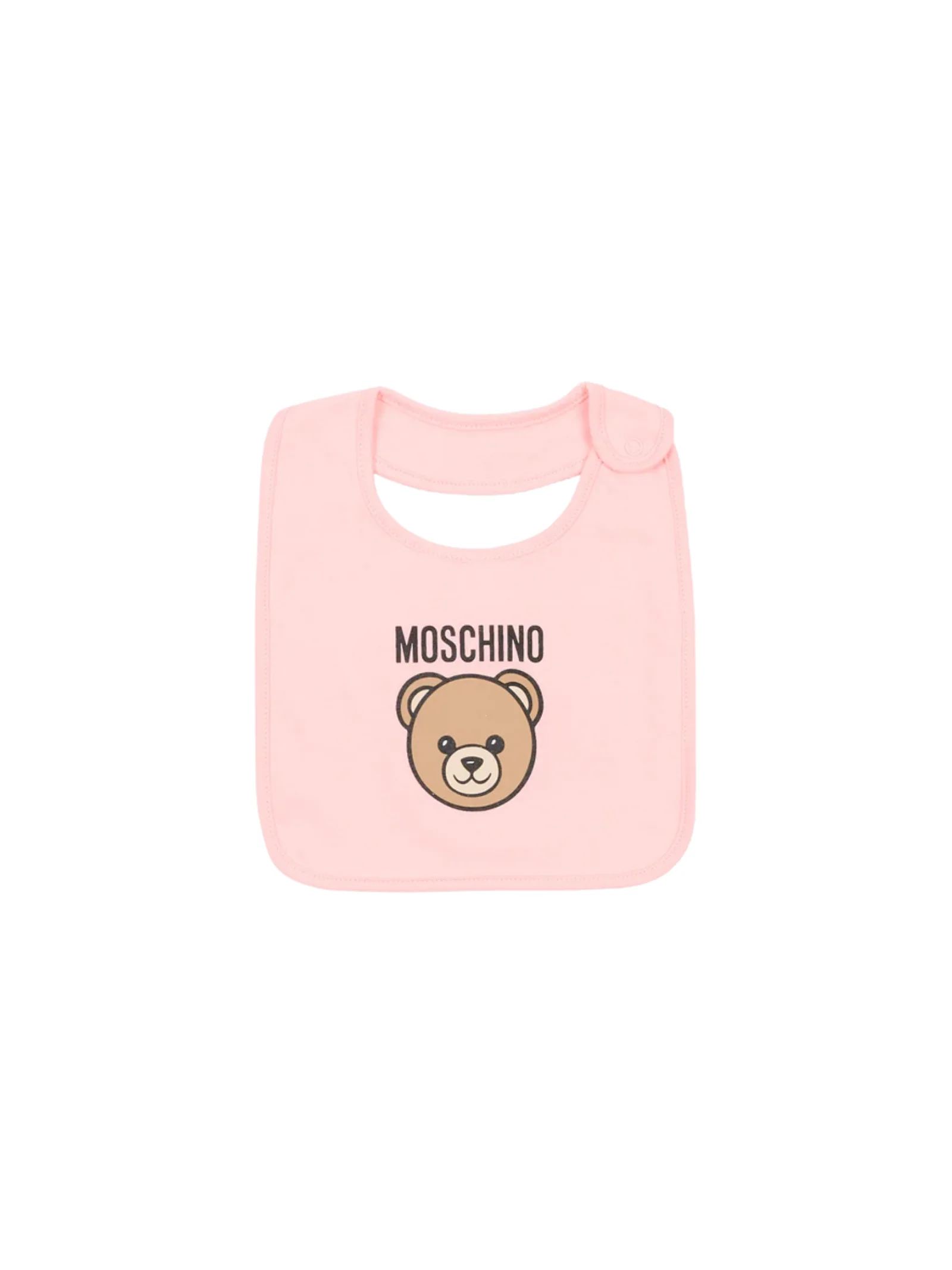 Set bavaglino e cappello Moschino rosa - Image 3