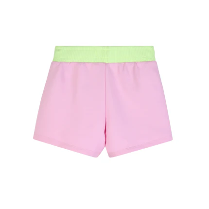 Shorts Billie Blush rosa con stampa "Best Life" in paillettes - Image 2
