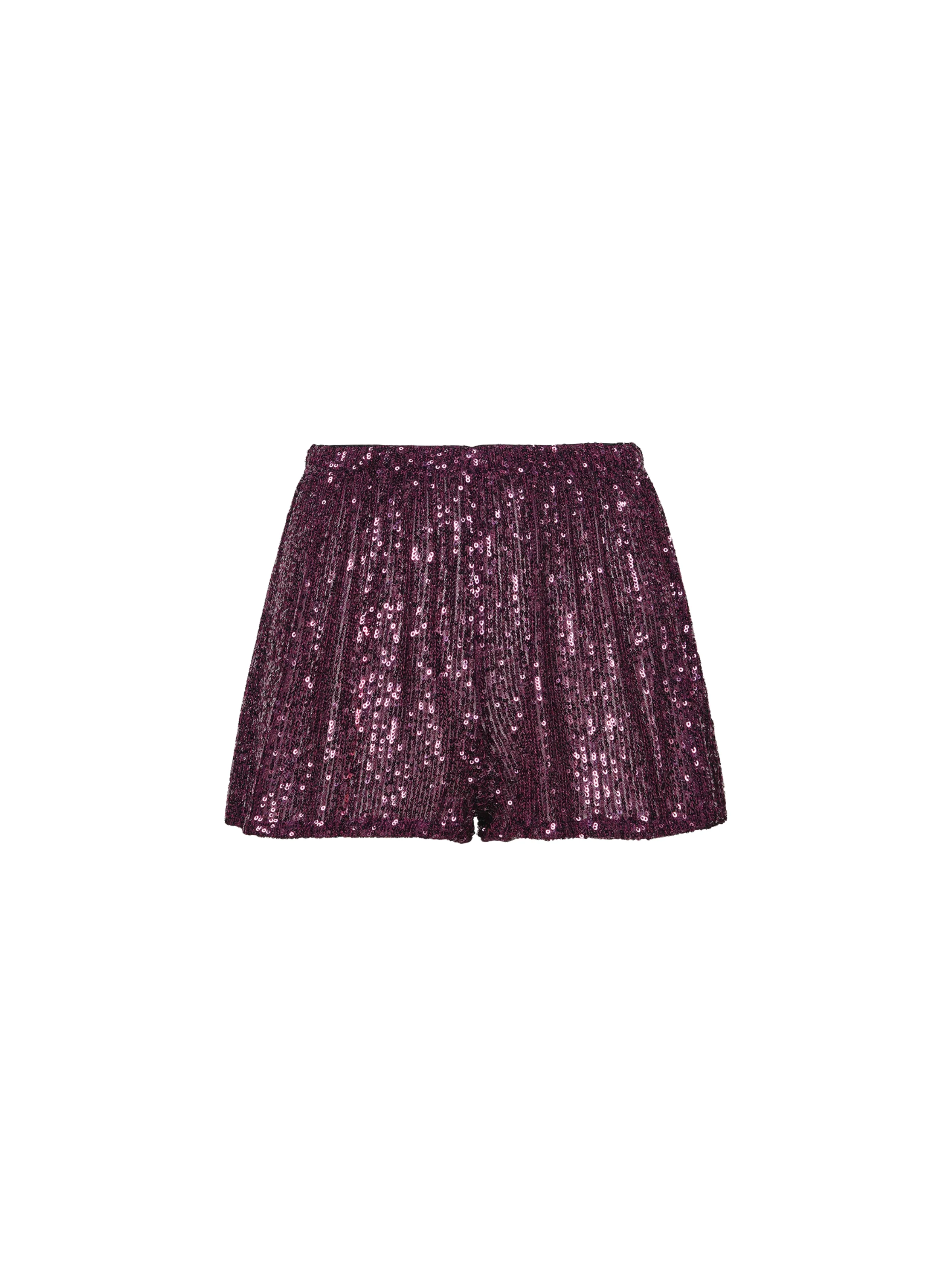 Shorts Fk bordeaux in paillettes - Image 3