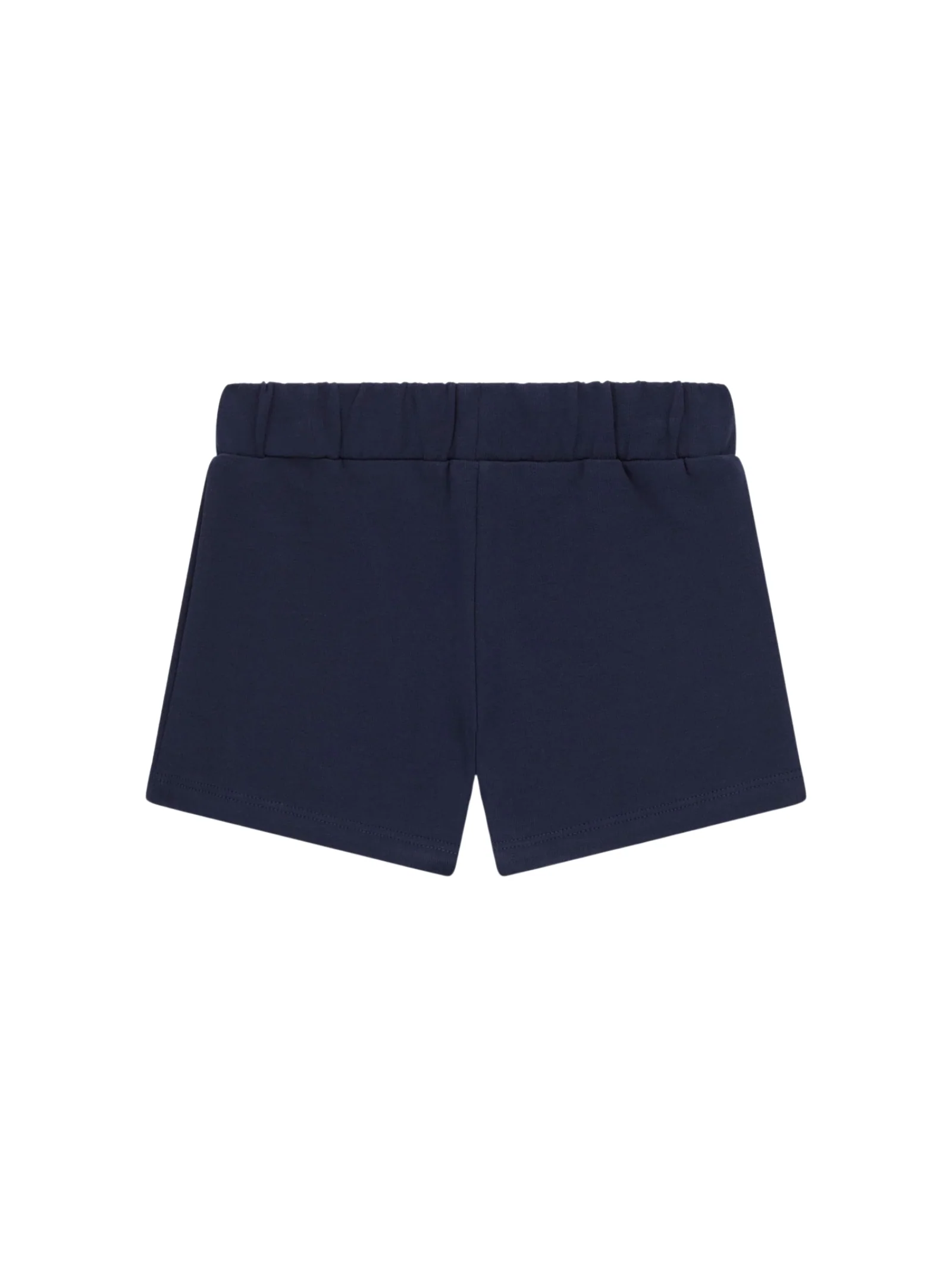 Shorts Guess blu notte con stampa logo arcobaleno - Image 2
