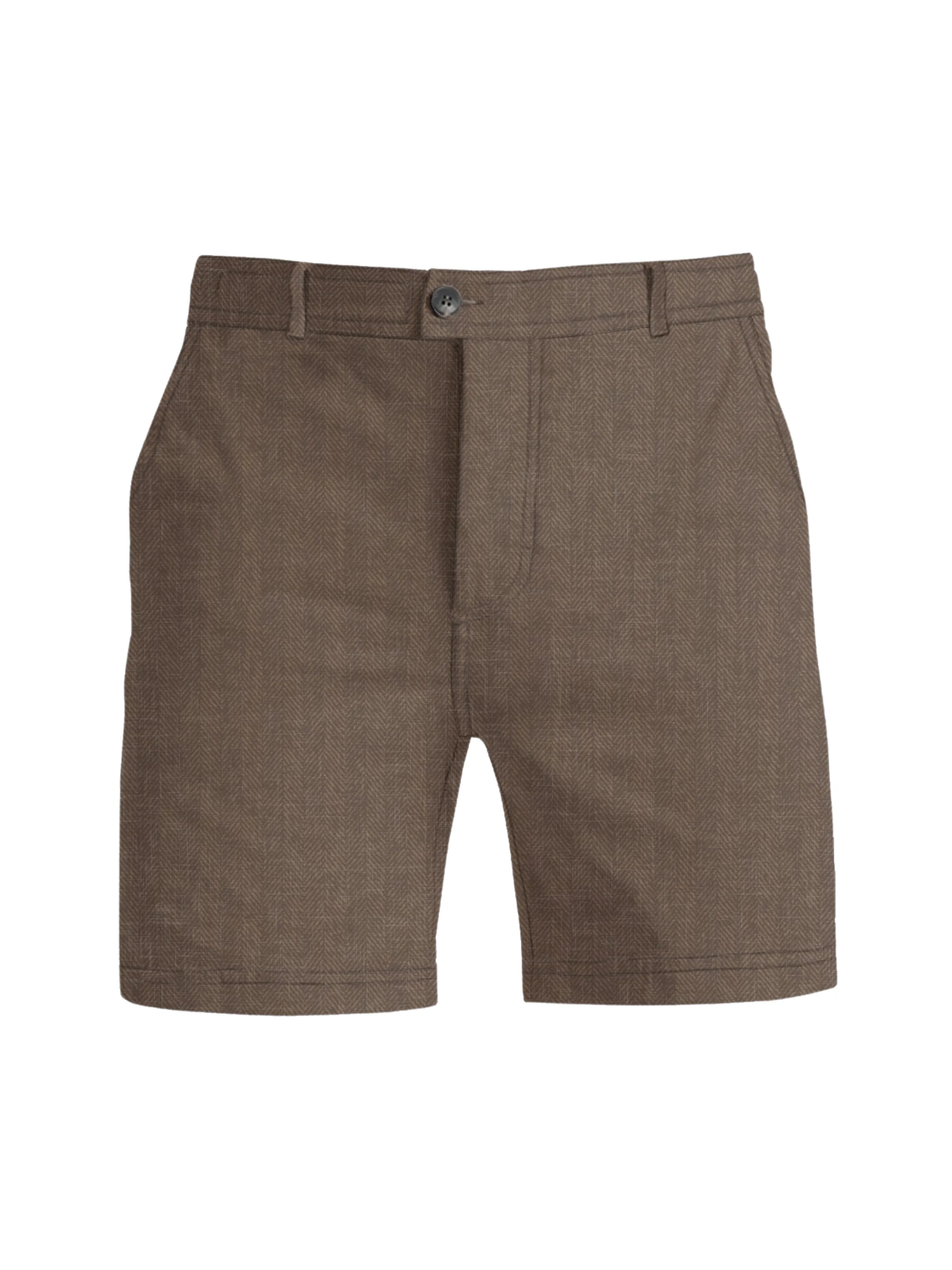 Shorts in lino"Sebastian" Saint Barth marrone