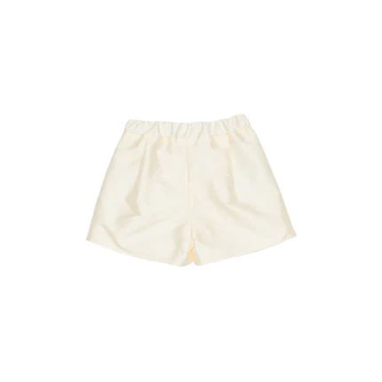 Shorts Miss Grant panna con fiocco centrale - Image 2