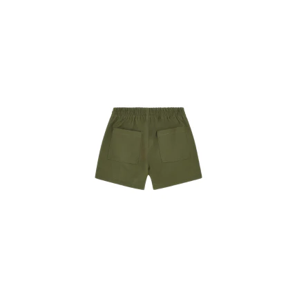 Shorts Moschino verde militare con teddy logo - Image 2