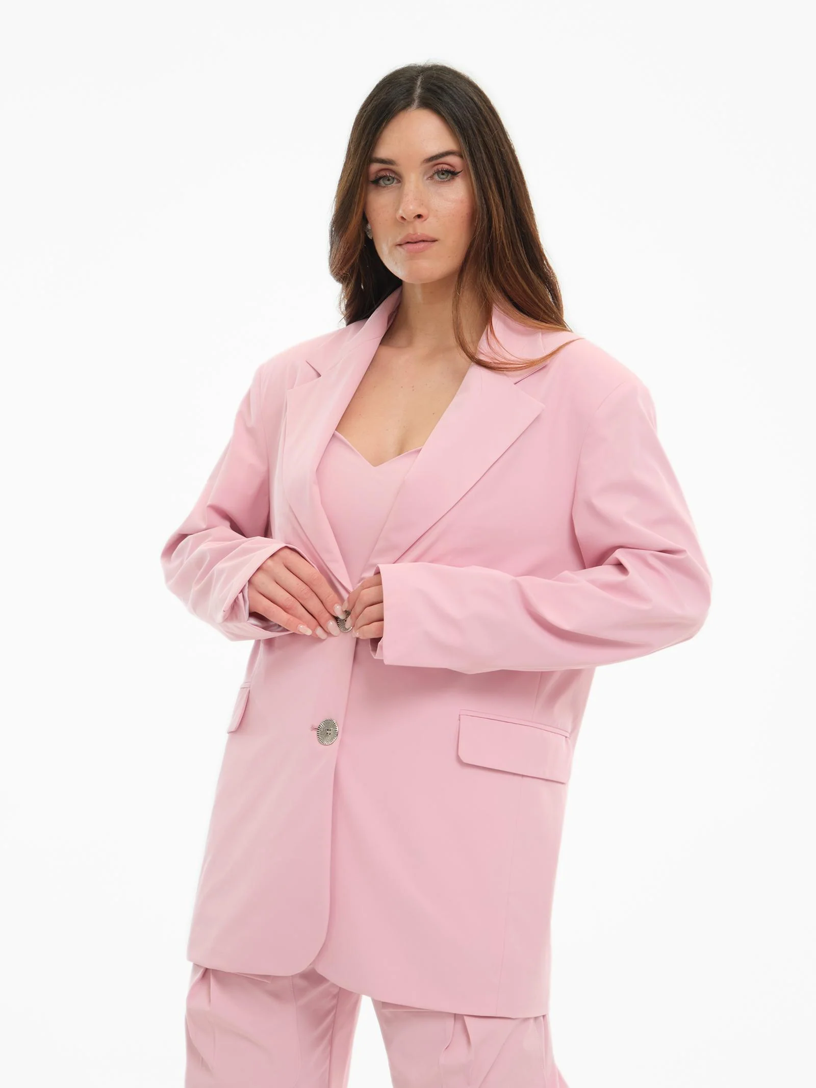Blazer "boyfriend tech" Silence Limited rosa - Image 2