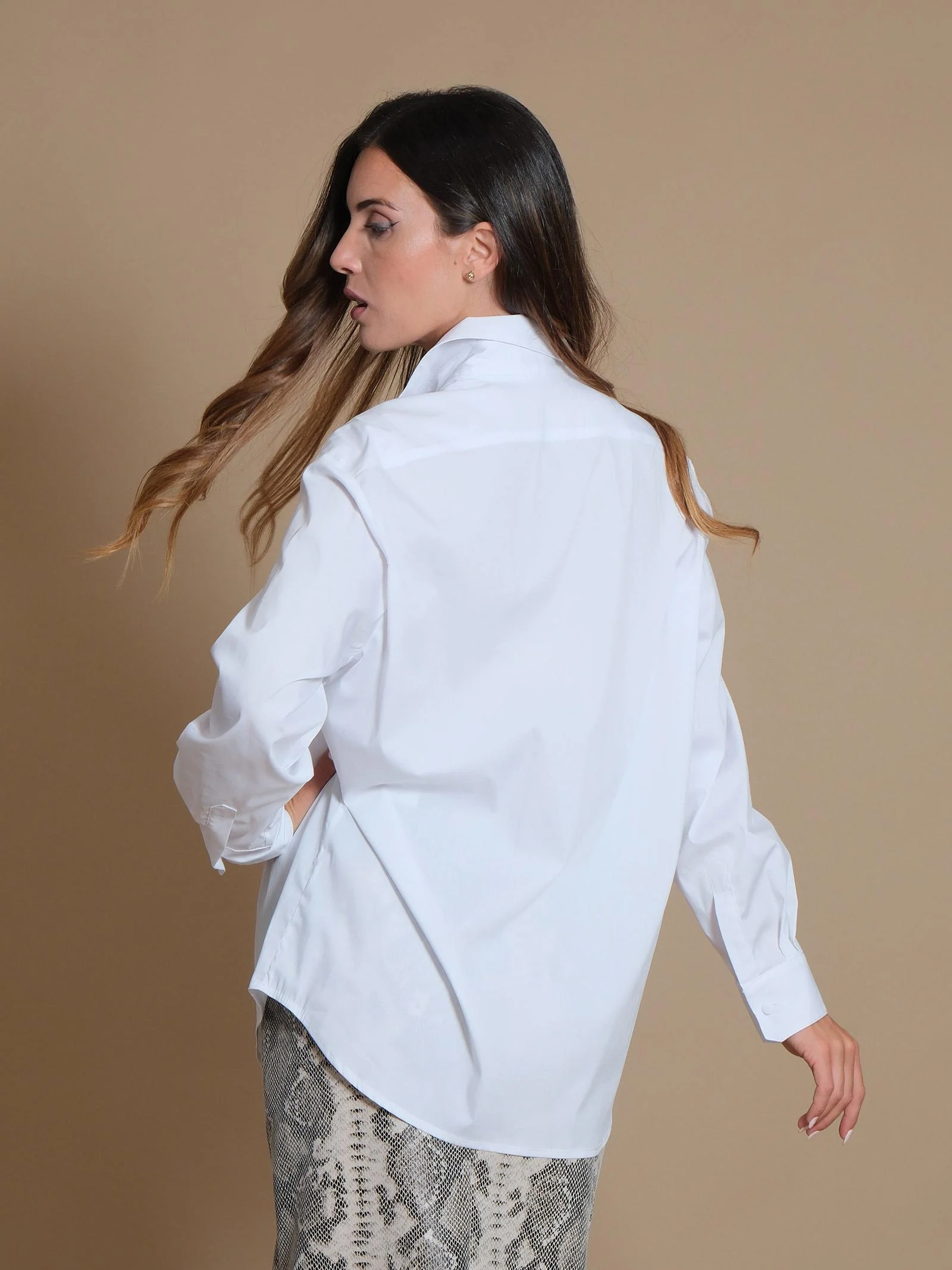 Camicia Florida Silence Limited bianca - Image 3