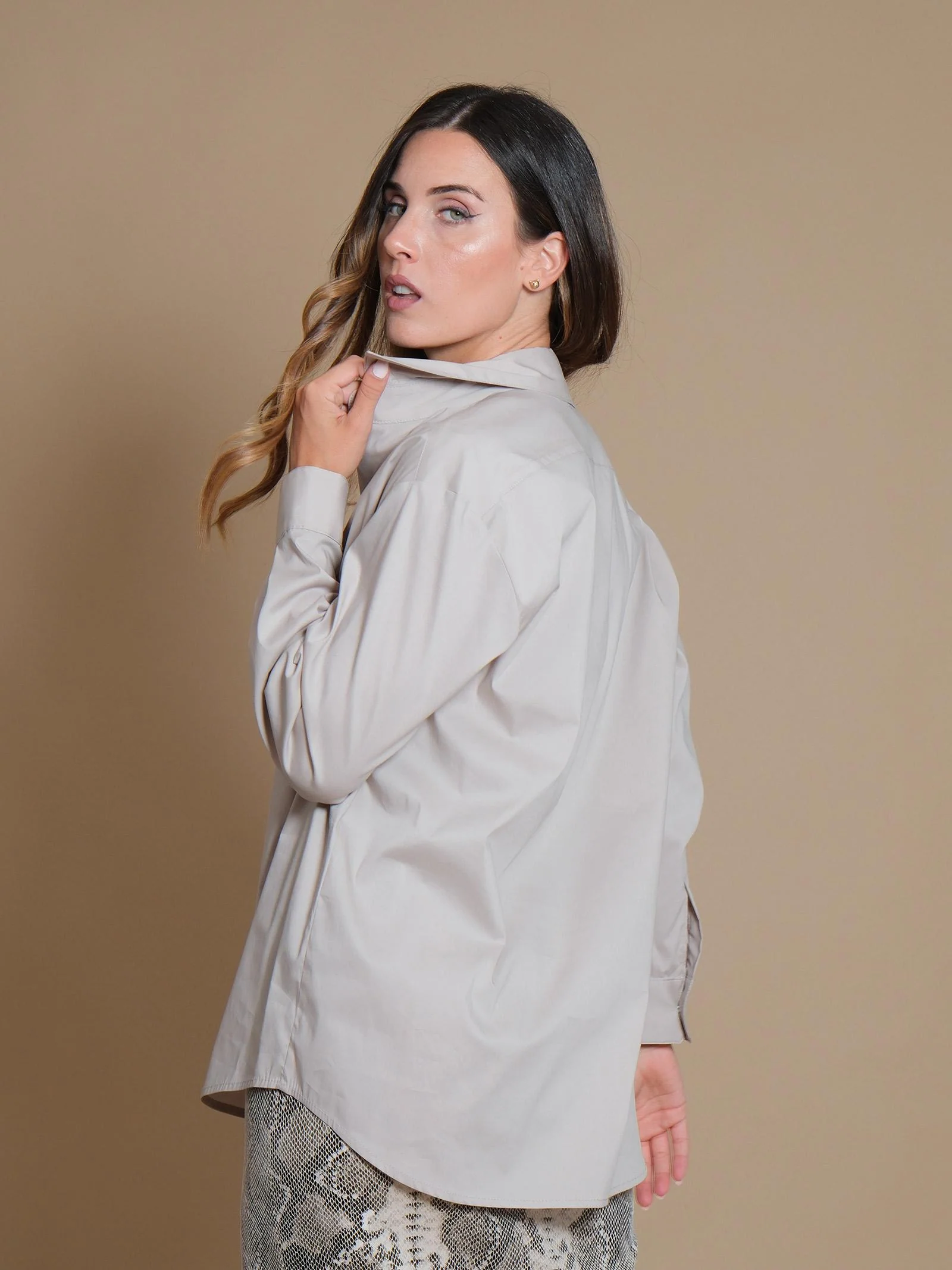 Camicia Florida Silence Limited sabbia - Image 3