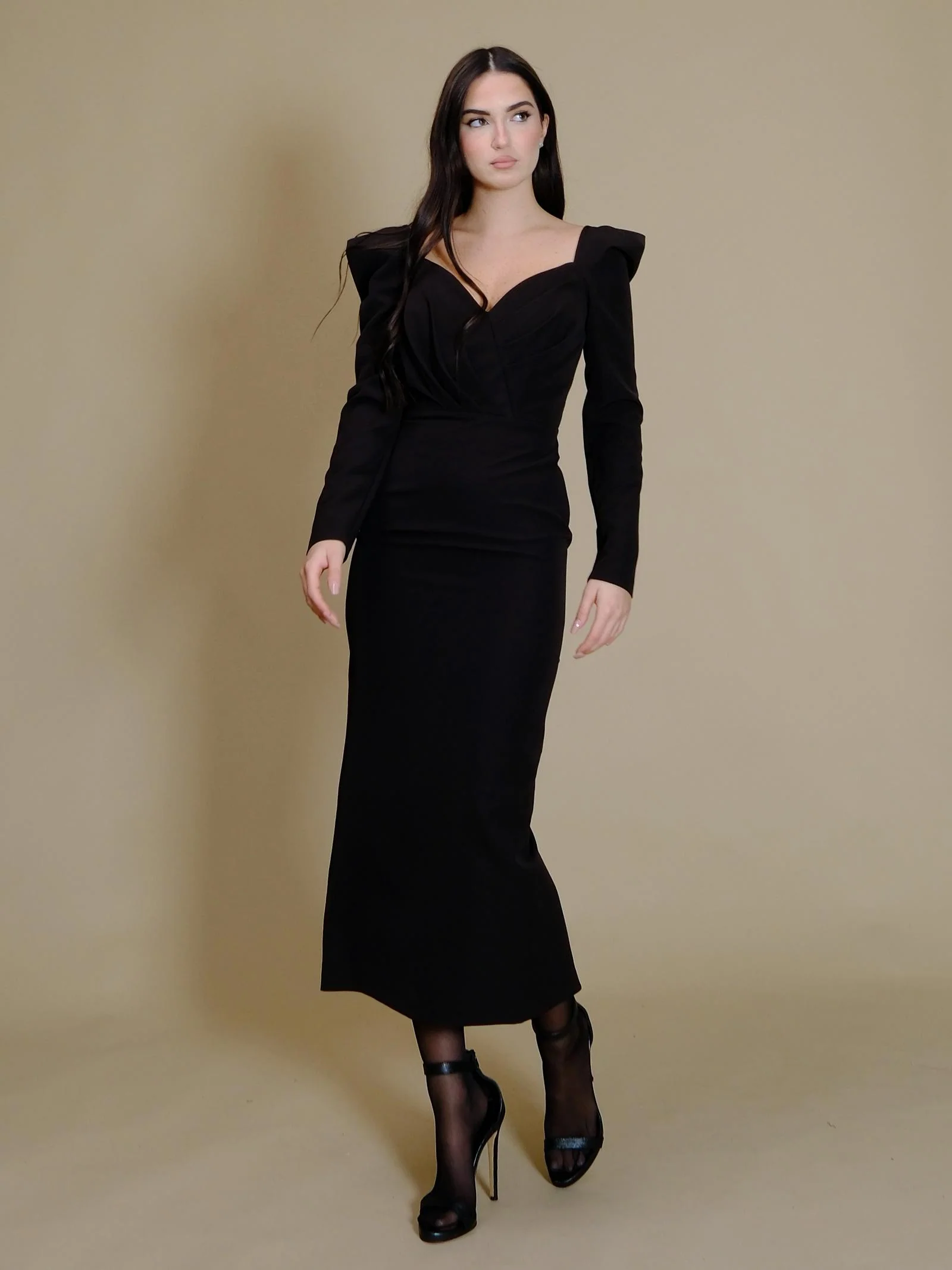 Chain Dress Silence Limited longuette nero - Image 2