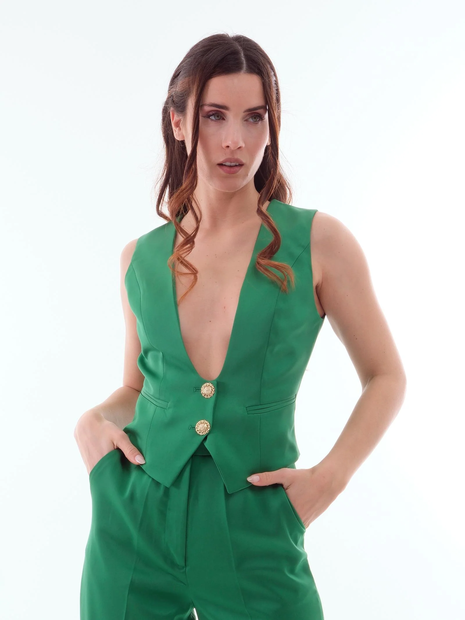 Gilet "miami" Silence Limited verde - Image 2