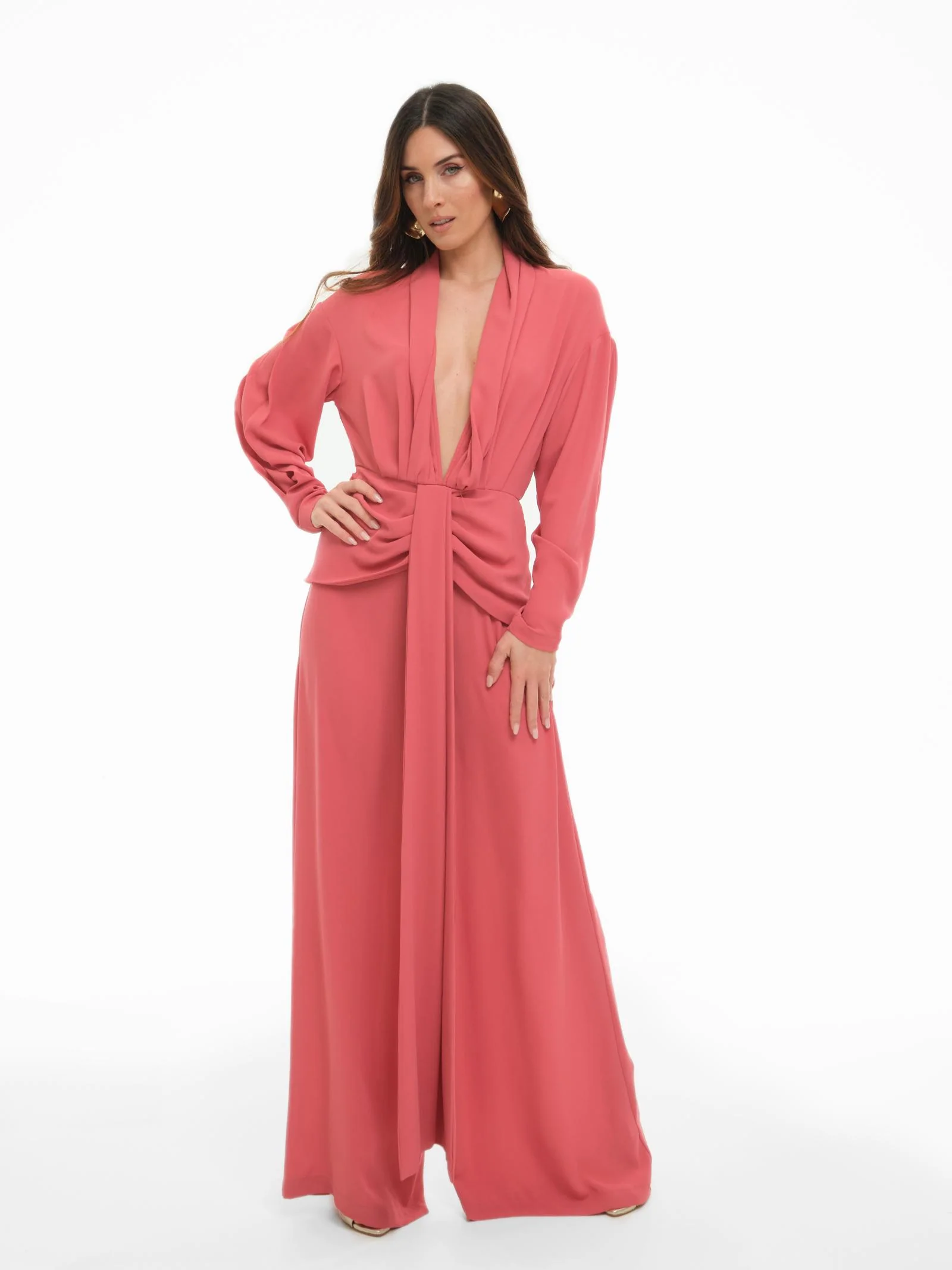 Jumpsuit "gala" Silence Limited bianco ombretto