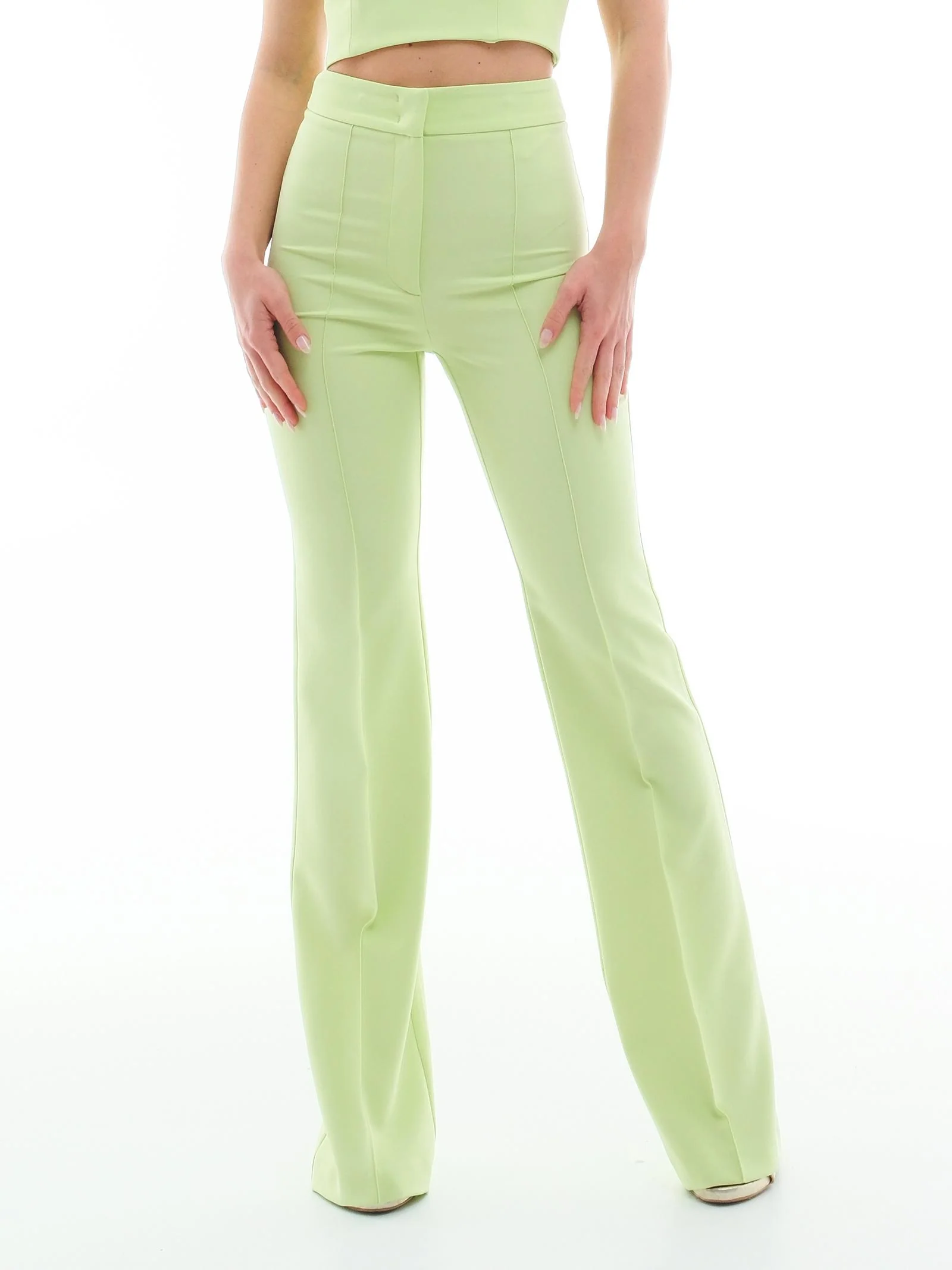 Pantalone flare Silence Limited verde light - Image 2