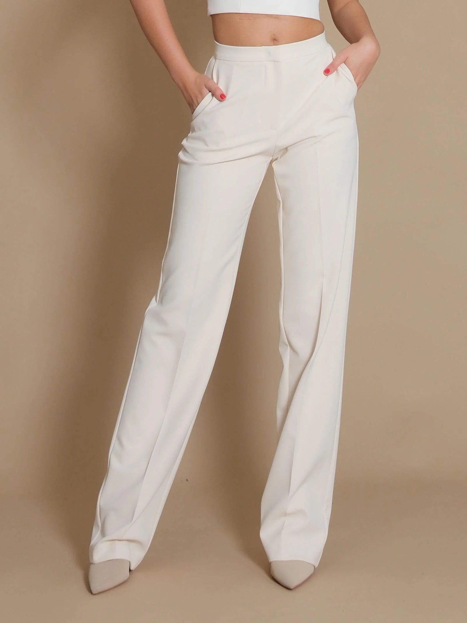 Pantalone Silence Limited a zampa bianco