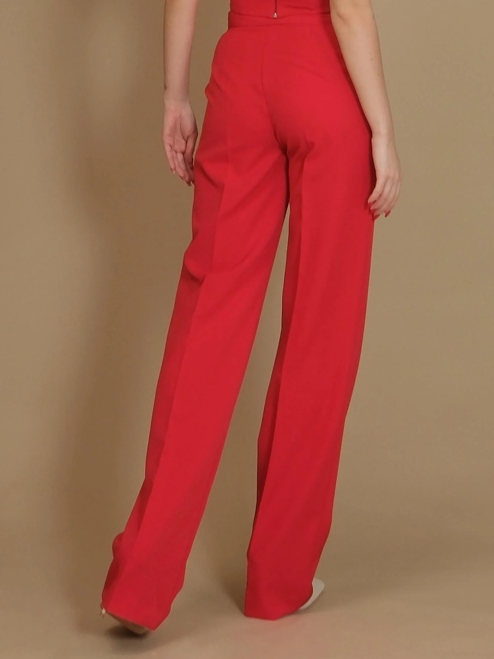 Pantalone Silence Limited basic a palazzo rosso - Image 3