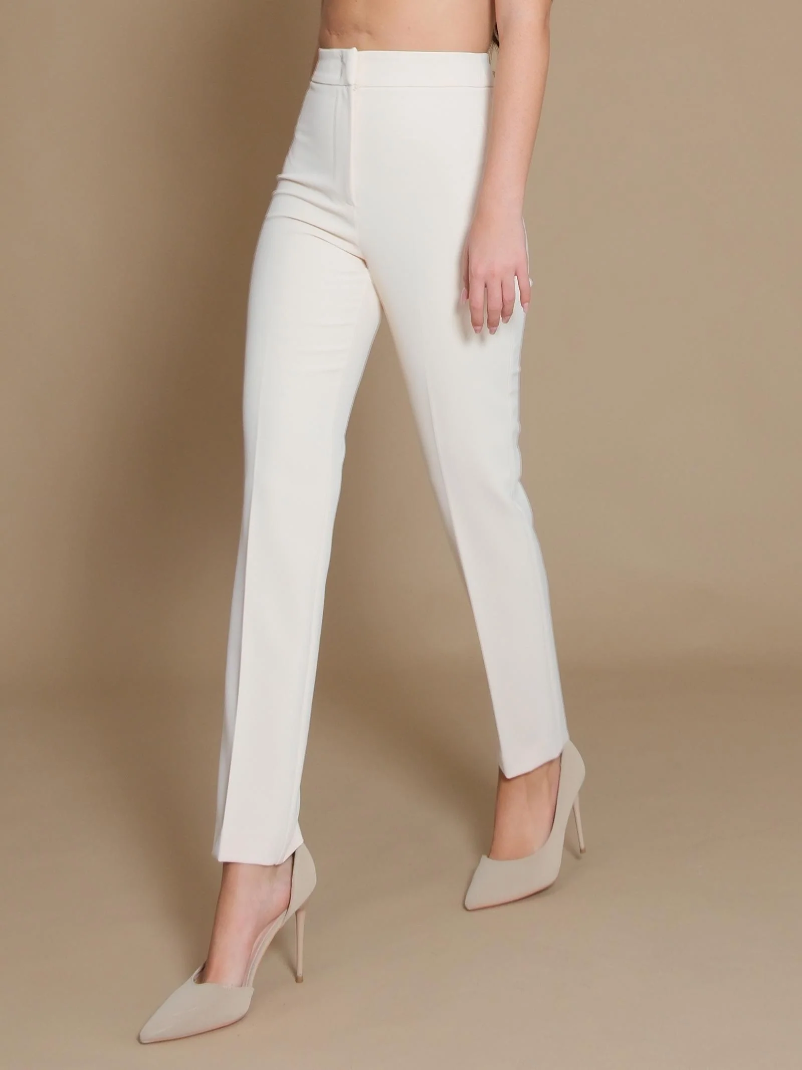 Pantalone Silence Limited slim basic bianco - Image 2