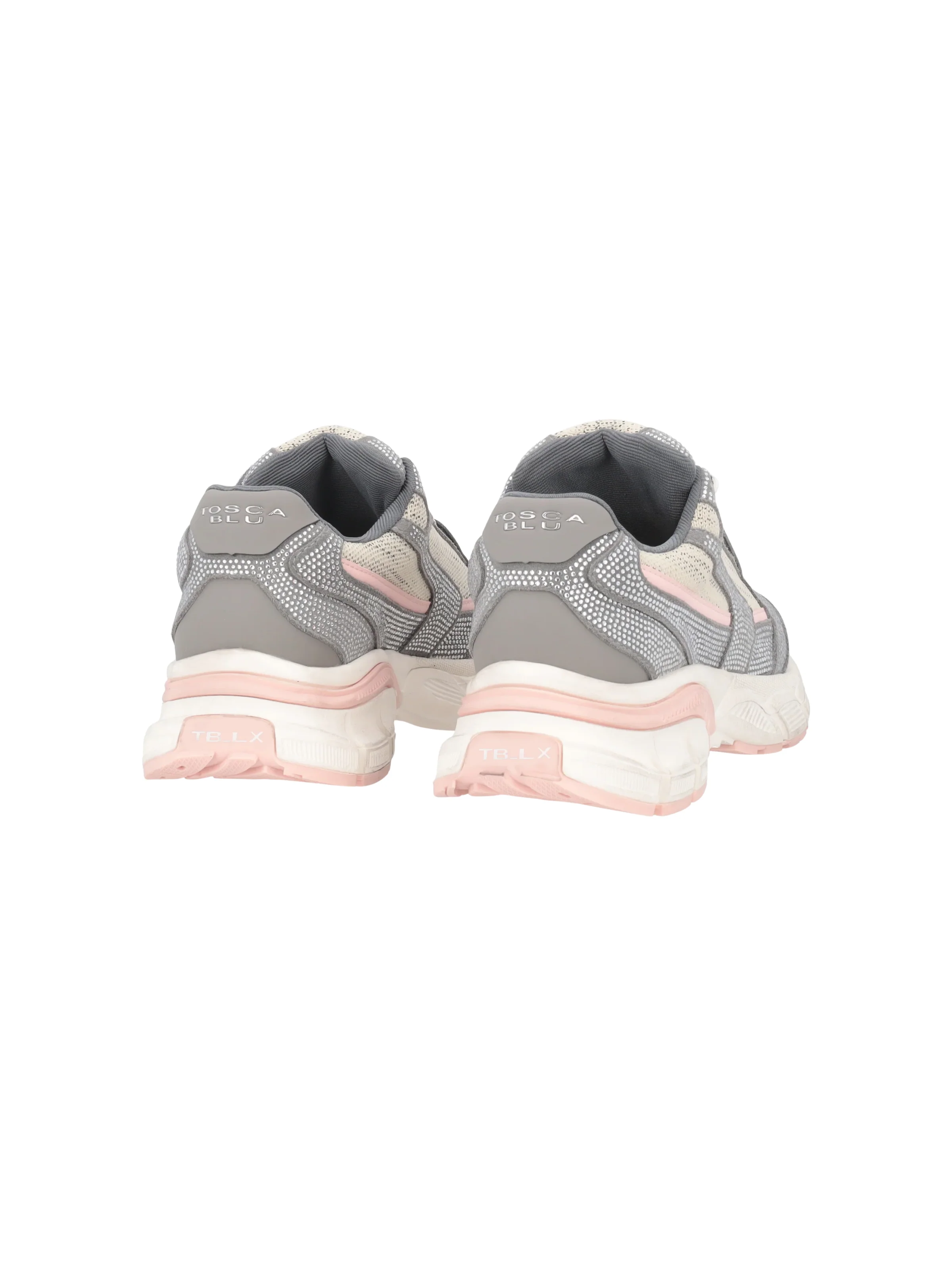 Sneaker "Mirabel" Tosca Blu rosa in pelle scamosciata - Image 3