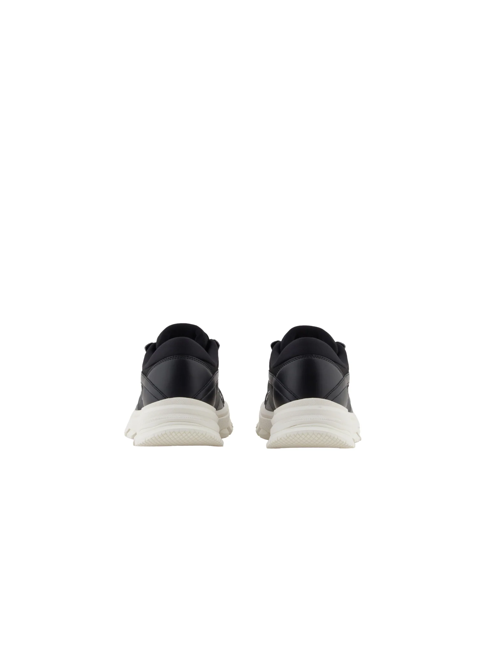 Sneakers Armani Exchange neri con inserti scamosciati - Image 4