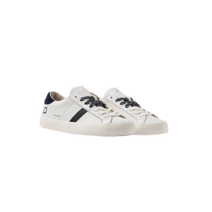 Sneakers "Hill Low Natural" D.a.t.e. bianche e blu - Image 2