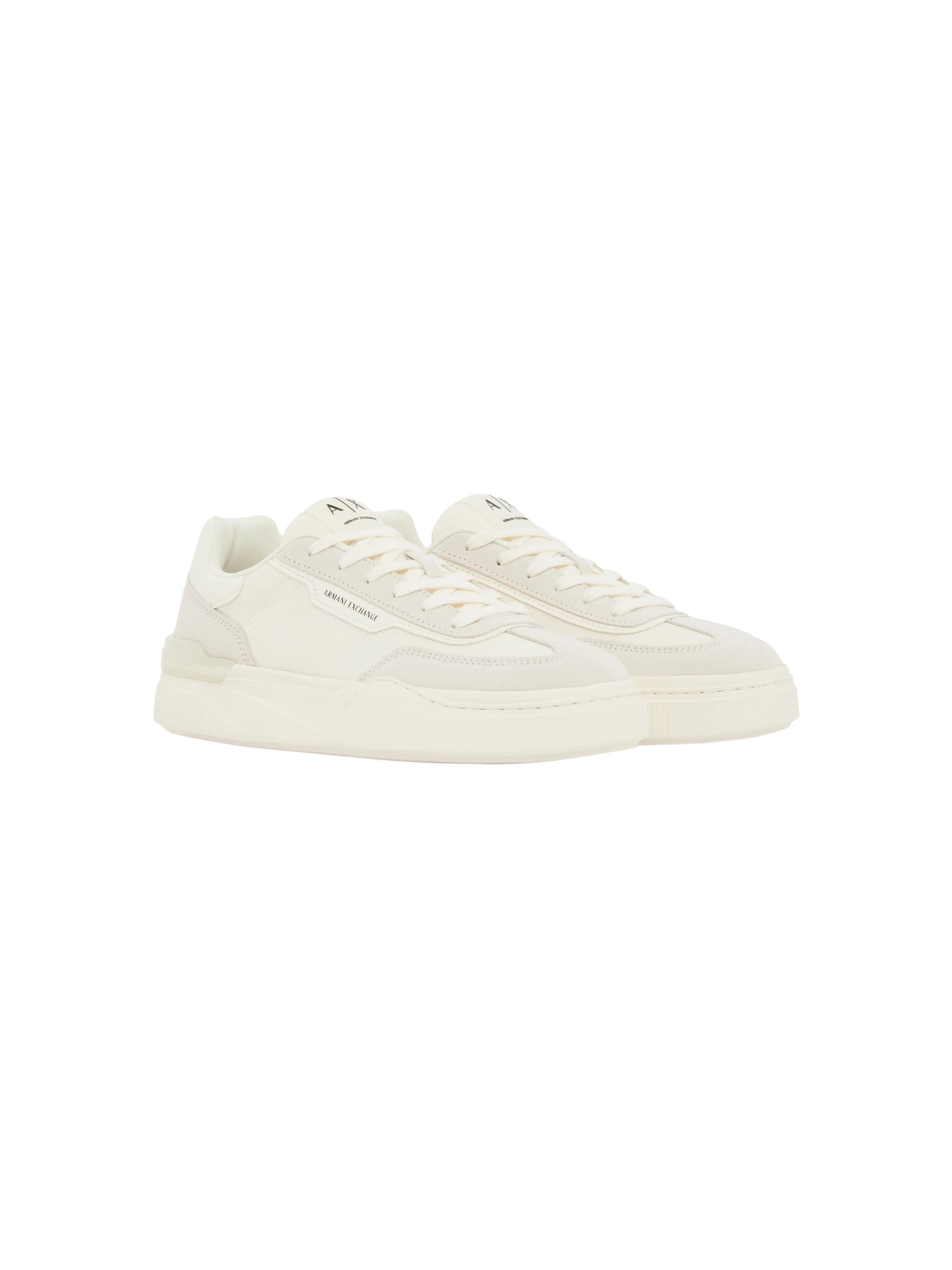 Sneakers in tessuto tecnico Armani Exchange bianche - Image 2