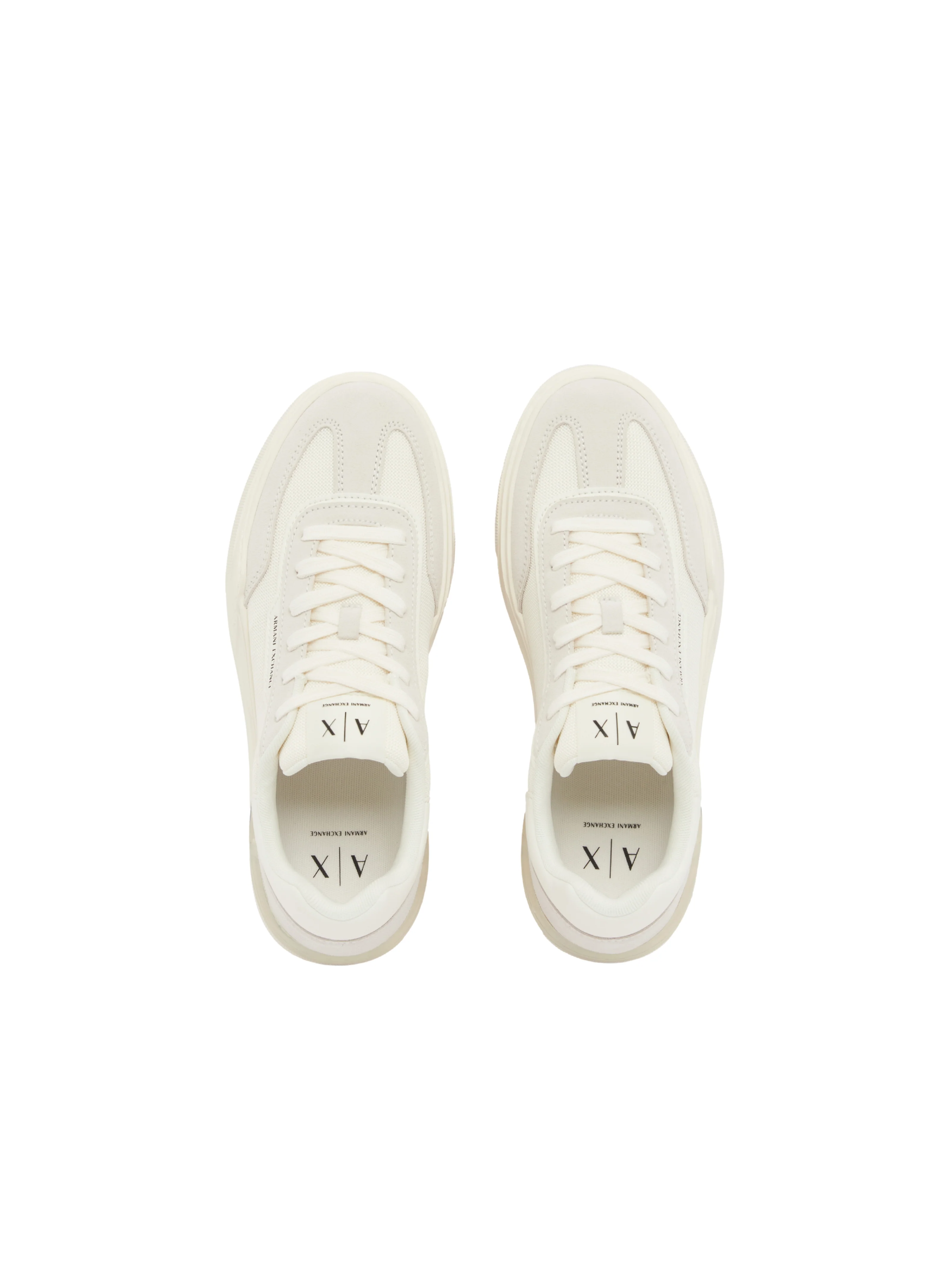 Sneakers in tessuto tecnico Armani Exchange bianche - Image 3